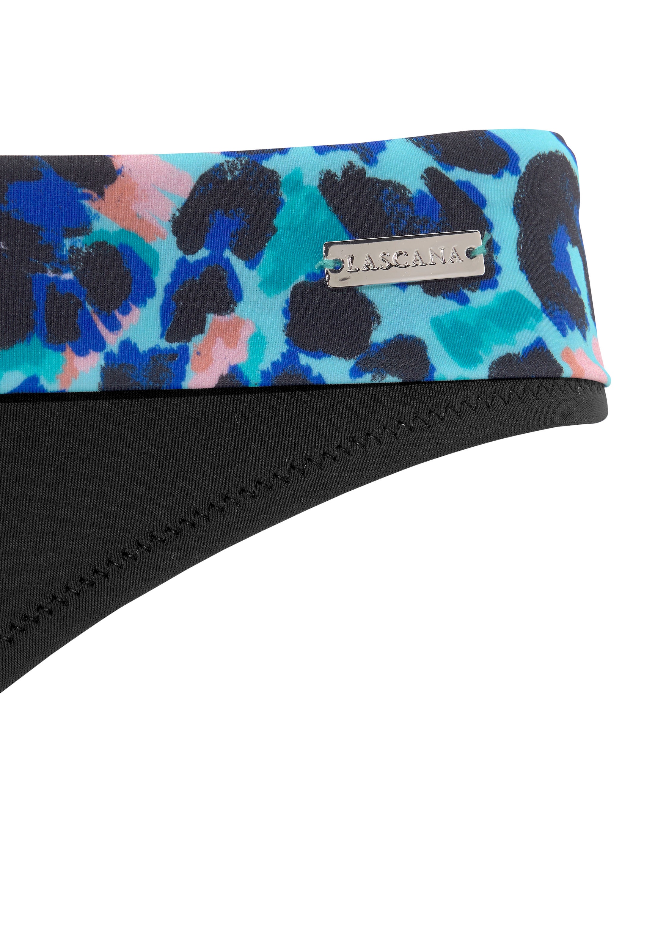 LASCANA Bügel-Bandeau-Bikini, im Animaldesign
