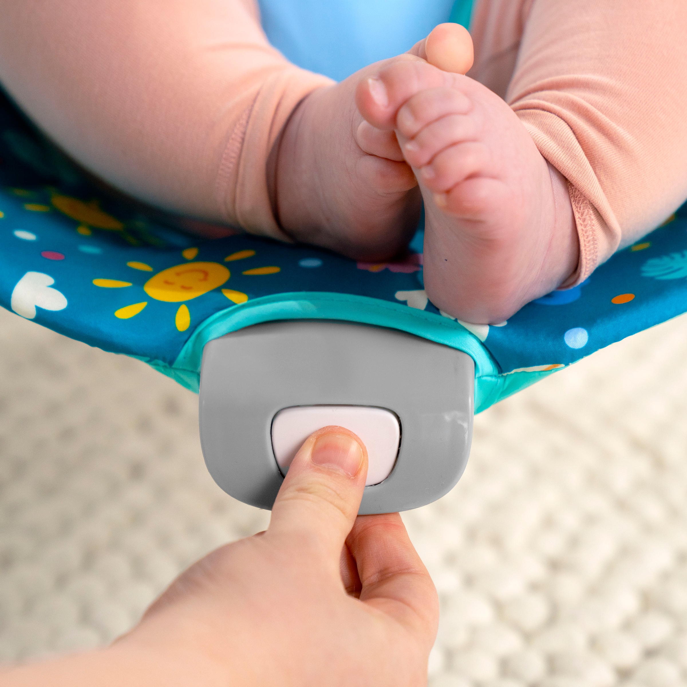 Bright Starts Babywippe »Stitch Ohana Paradise Vibrating Bouncer«