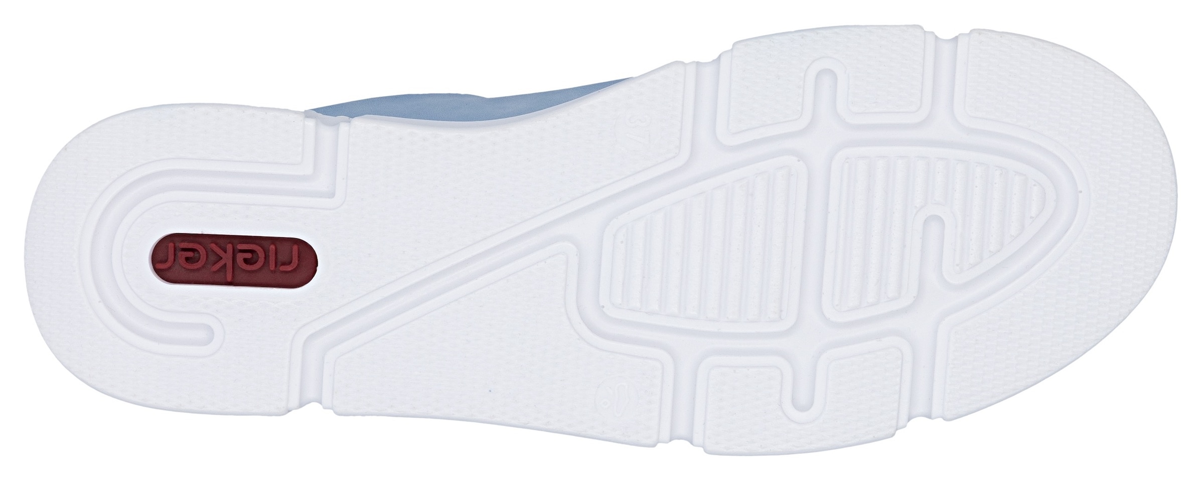 Rieker Slip-On Sneaker  mit Reissverschluss aussen, Freizeitschuh, Halbschuh, Schlupfschuh