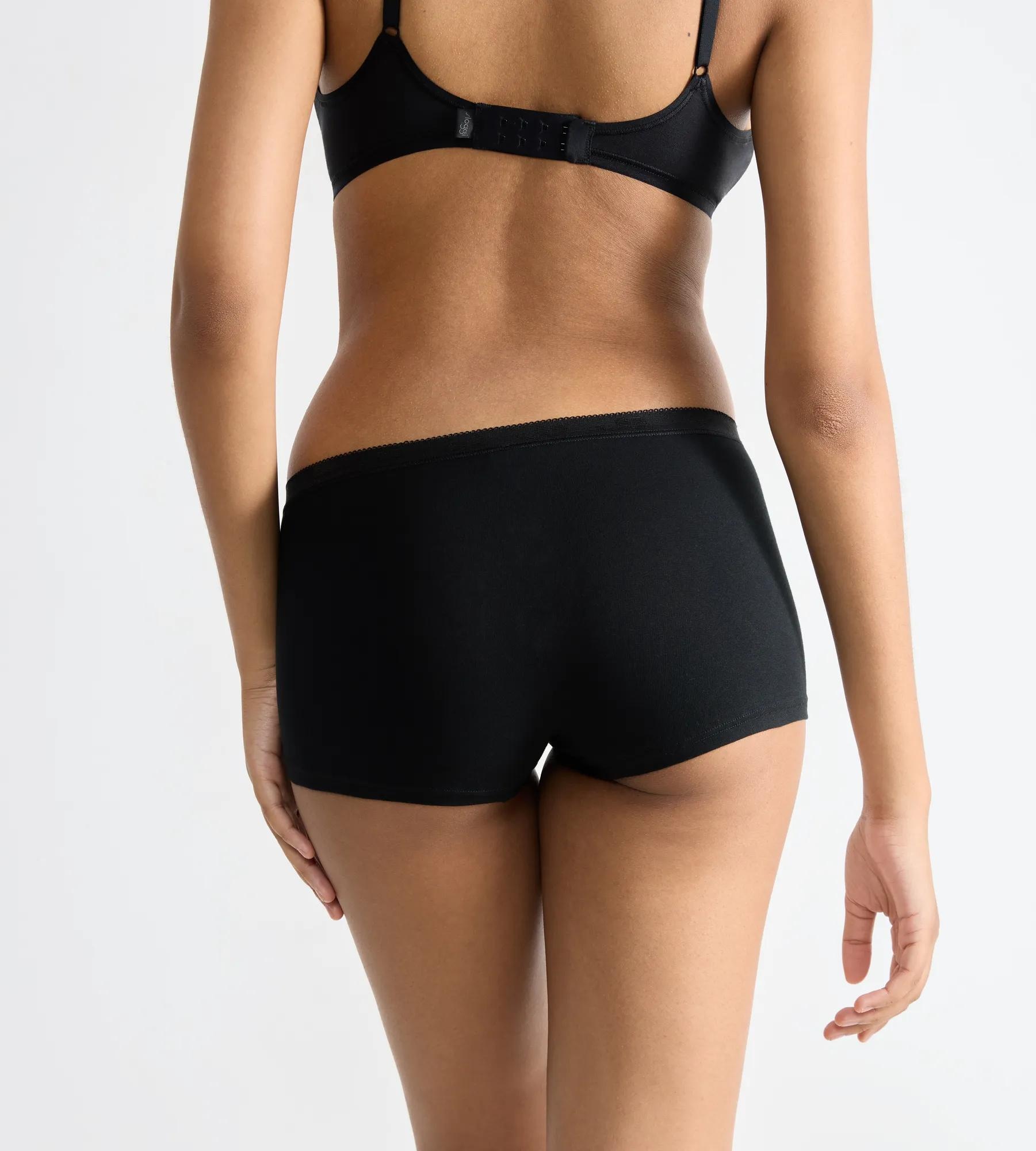 sloggi Panty »Basic+ Short« Cotton-Mix, sportiver-Look