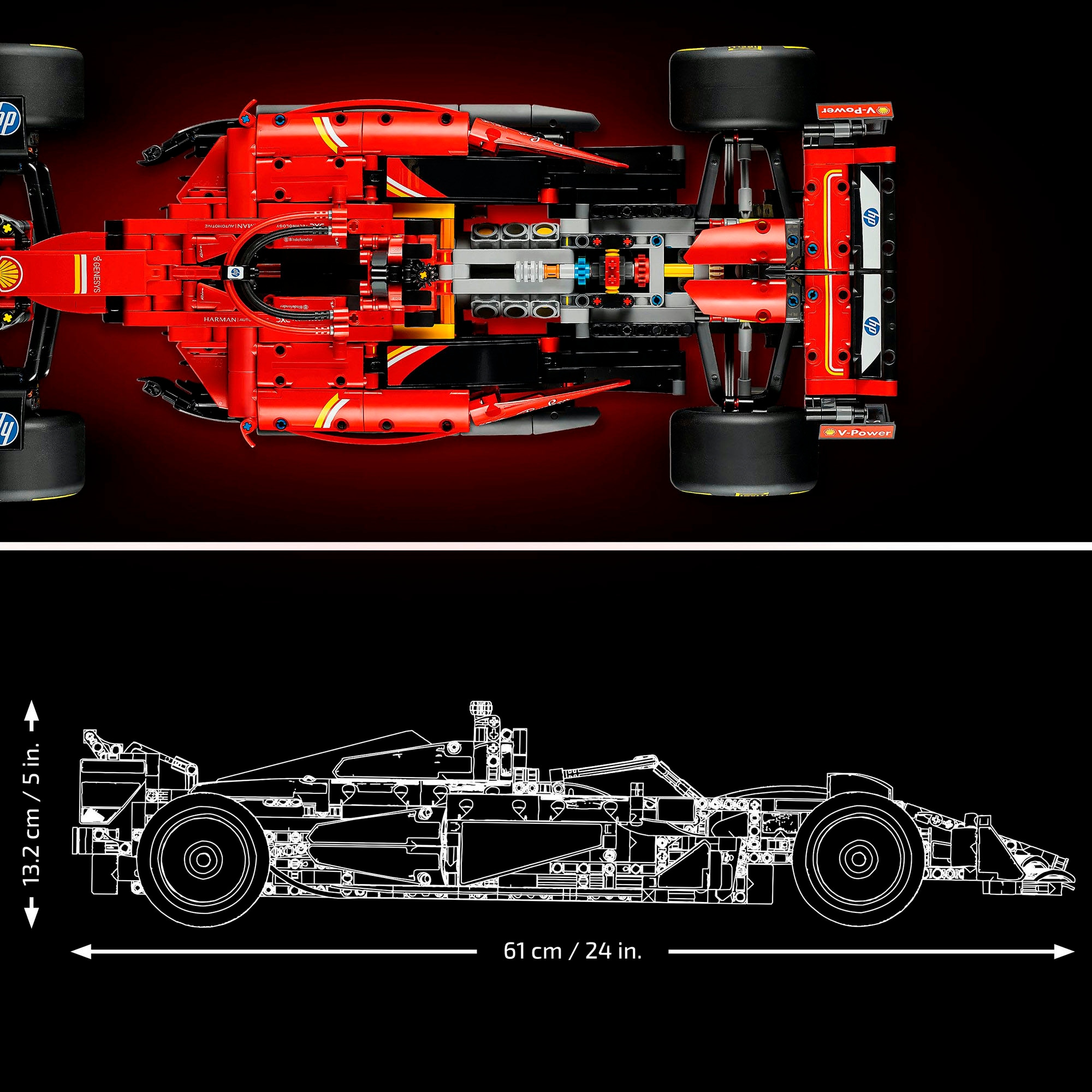 LEGO® Pions de construction »Ferrari SF-24 F1 Rennauto (42207), LEGO® Technic« Made in Europe