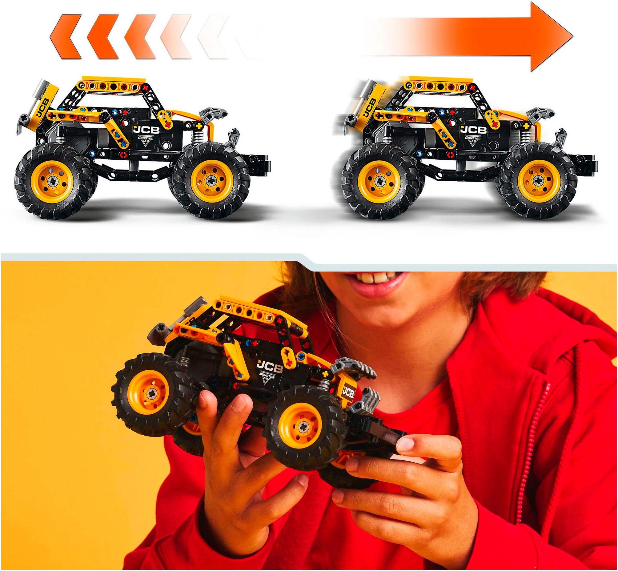 LEGO® Pions de construction »Monster Jam™ DIGatron™ (42199), LEGO Technic« Made in Europe