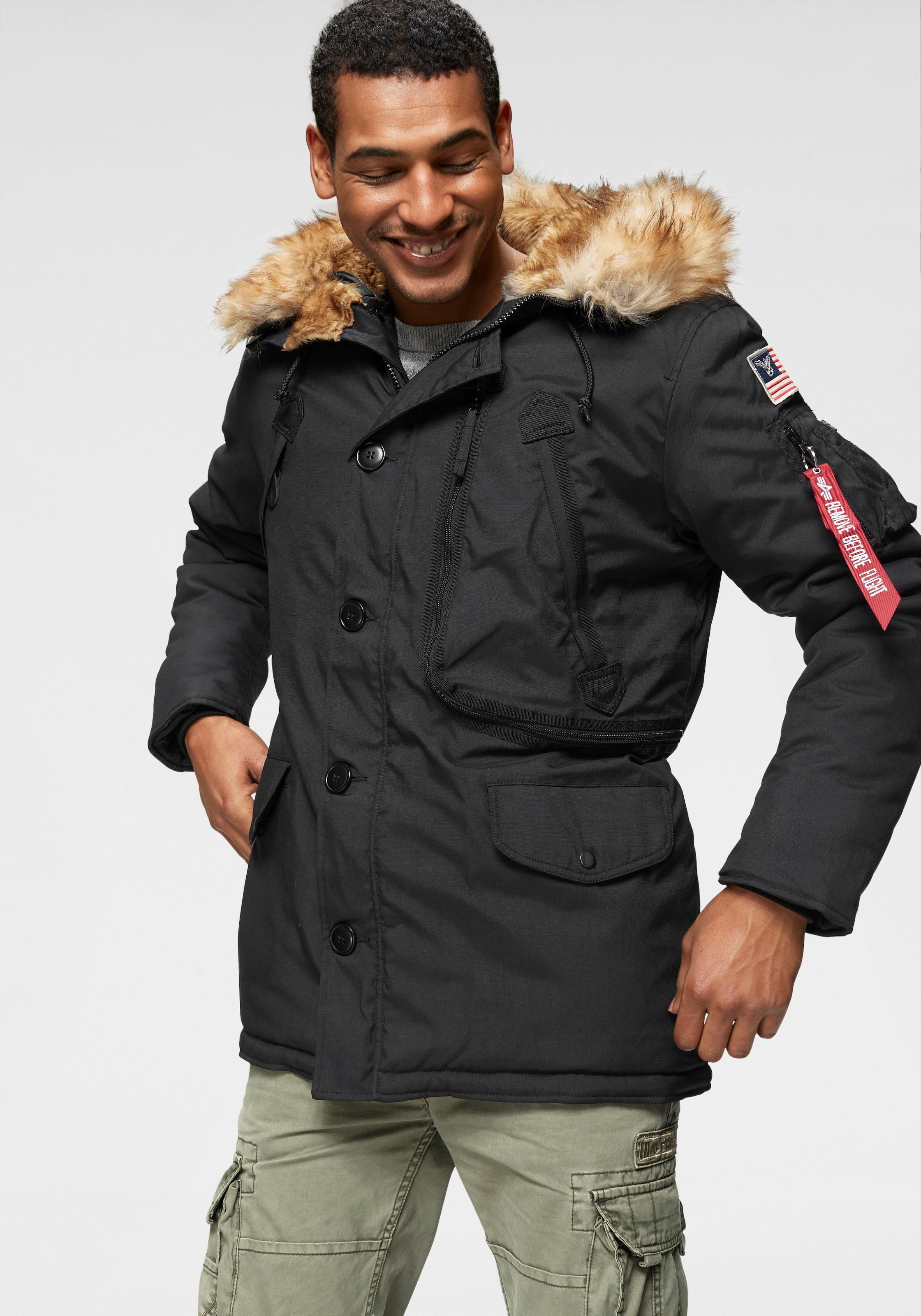 Parka »POLAR JACKET«, mit Kapuze