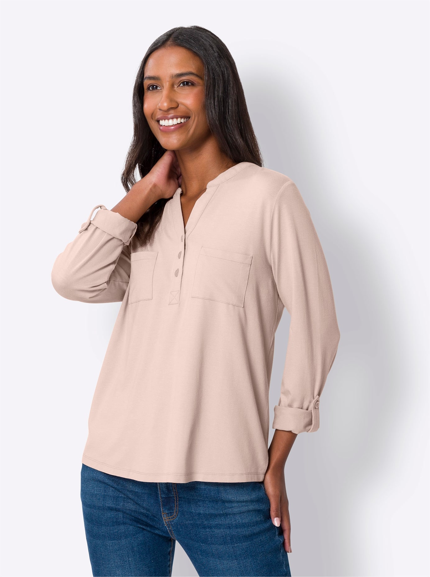 Image of heine Langarmshirt "Shirtbluse" 1 Stk.