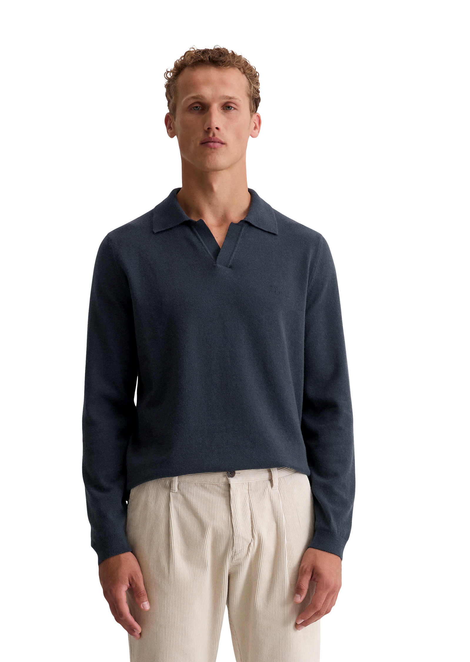 Image of Marc OPolo Strickpullover Polokragen, Regular fit, weiche Wollmischung
