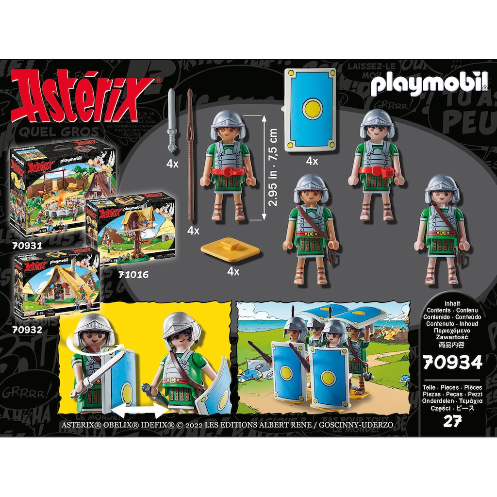 Playmobil® Konstruktions-Spielset »Römertrupp (70934), Asterix«, (27 St.)
