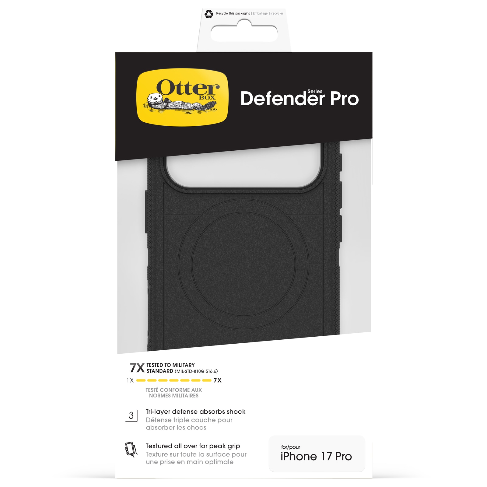 Otterbox Handyhülle »Defender Series Pro Case für Apple iPhone 17 Pro« Apple iPhone 17 Pro Backcover, Schutzhülle, Handyschutzhülle, Case, Schutzcase, stossfest