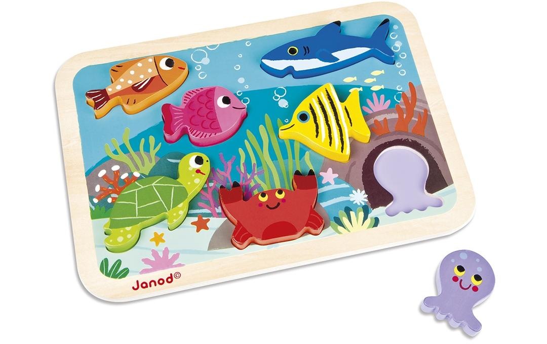 Image of Janod Lernspielzeug »Chunky Meer 7-teilig« bei Ackermann Versand Schweiz