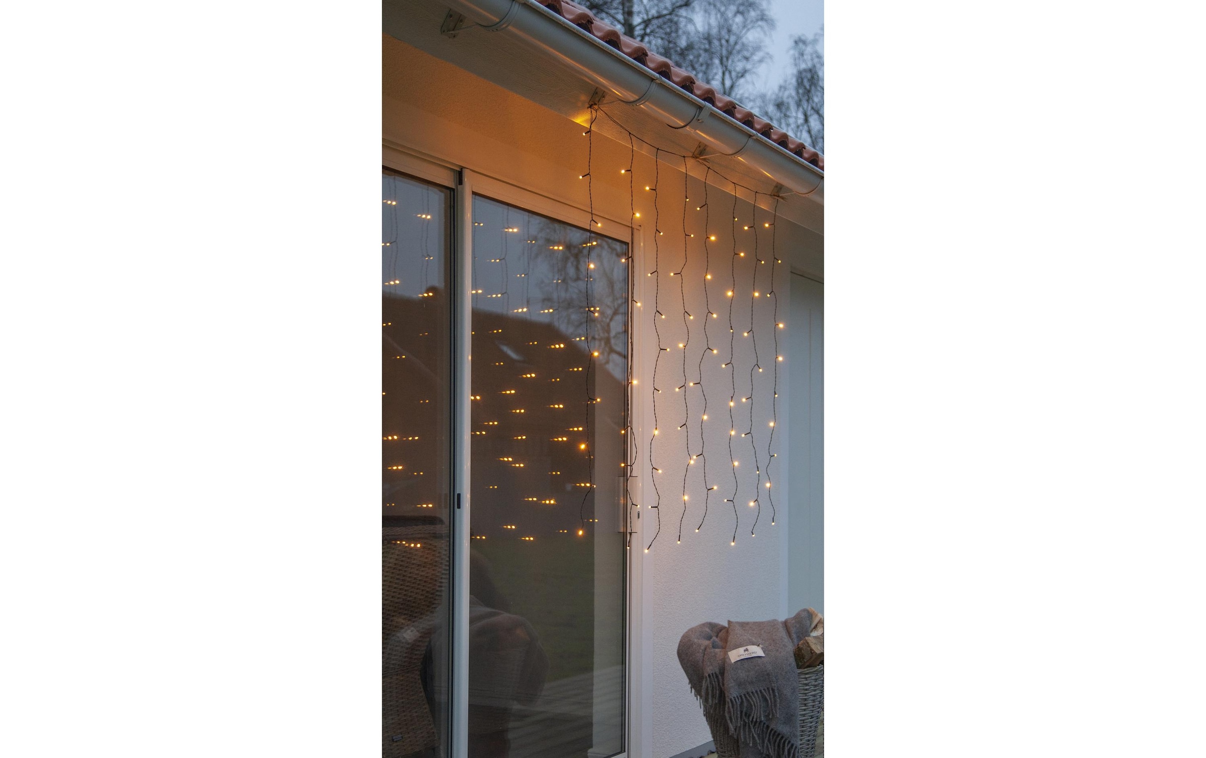 Parforce Traditional Hunting LED-Lichtervorhang 80 Stk.-flammig