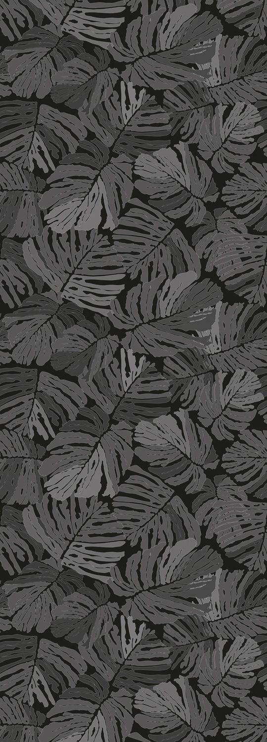 Image of queence Vinyltapete "Sami" Motiv bedruckt botanisch floral gemustert natürlich glatt 90x250cm, selbstklebend, kinderleichte Anbringung, Sticker