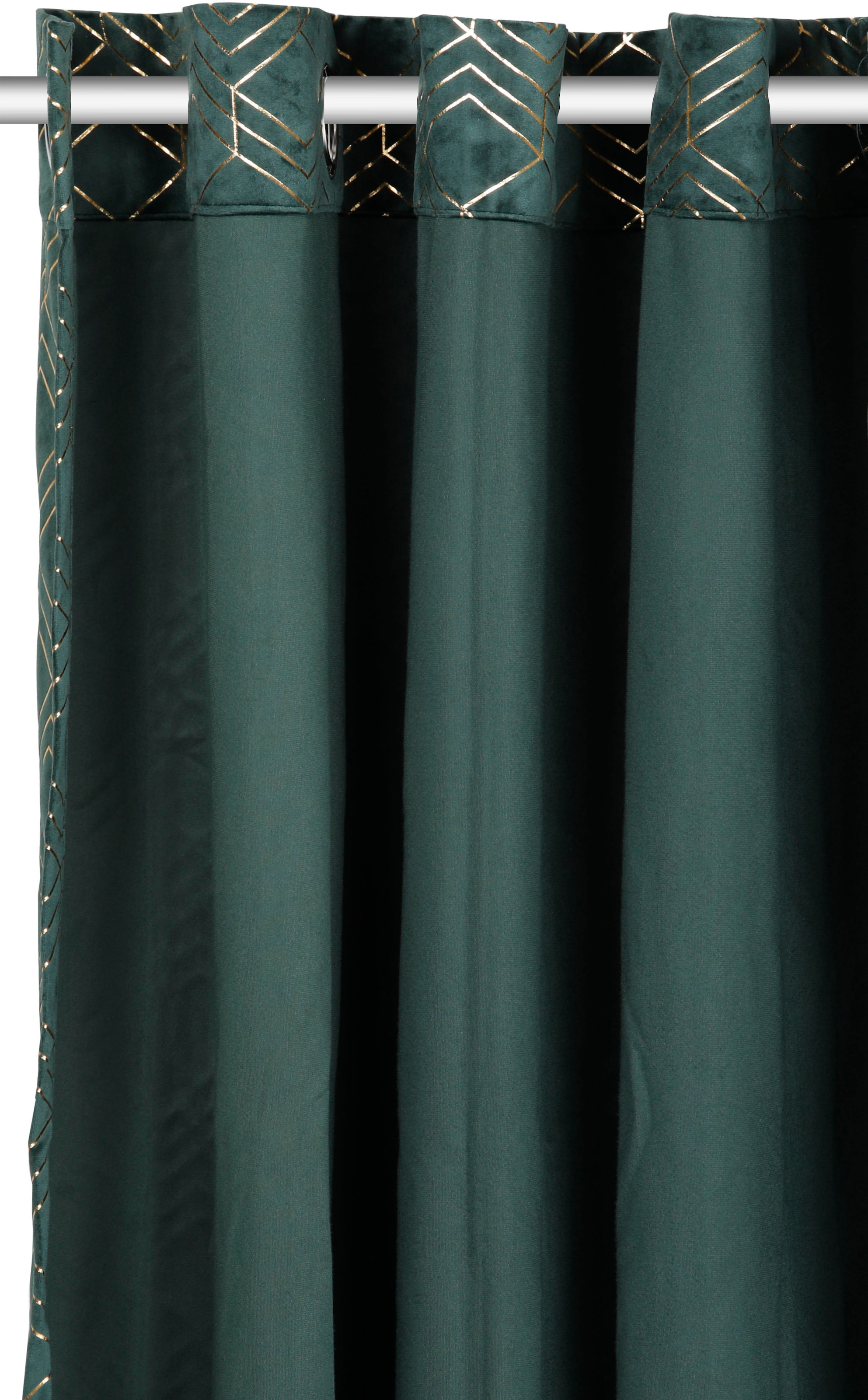 my home Vorhang »Velvet Foil«, (2 St.), Samt