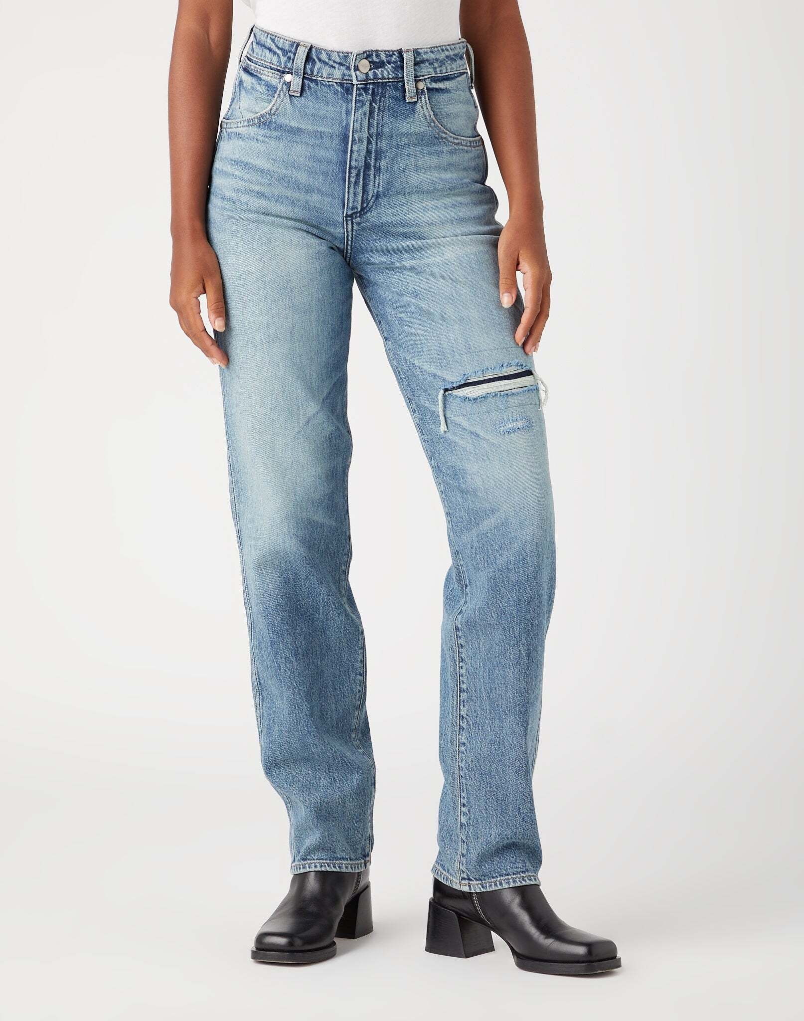 Straight-Jeans »Jeans Straight Leg MOM STRAIGHT«