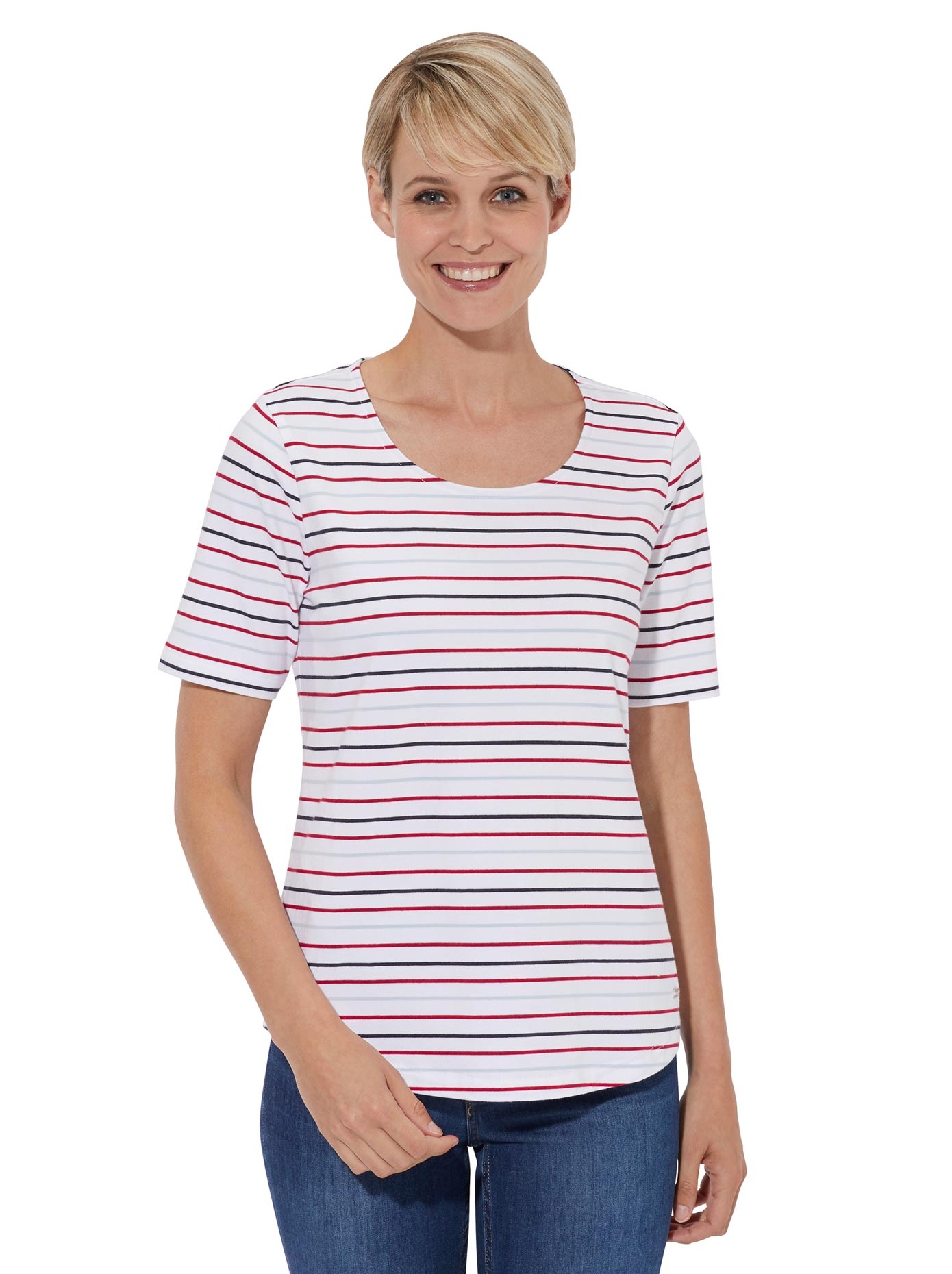 Image of Casual Looks T-Shirt »Ringelshirt«, (1 tlg.) bei Ackermann Versand Schweiz