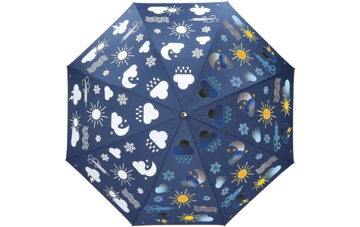 esschert design Stockregenschirm »Wetter Blau«