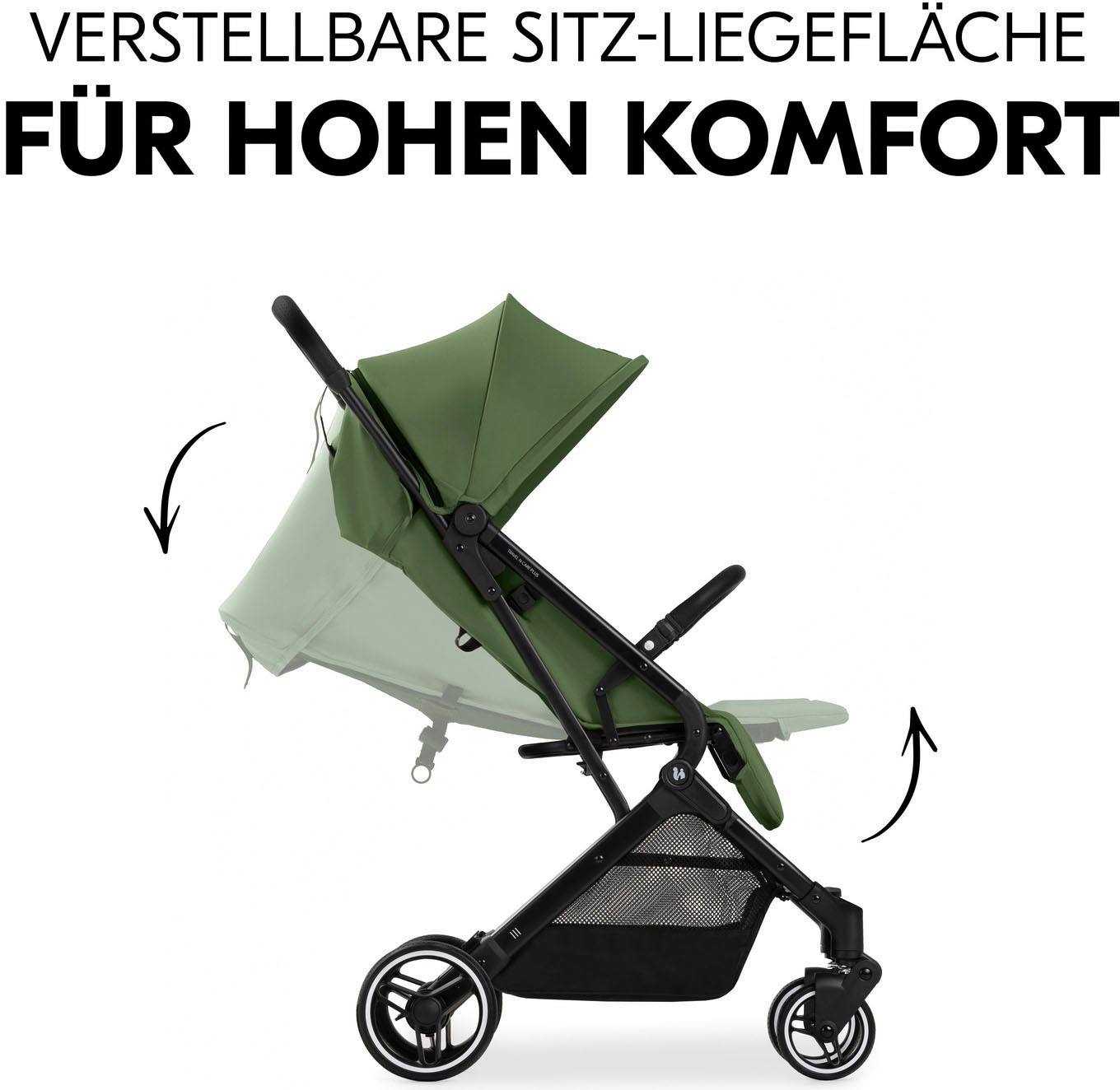Hauck Poussette pour enfants »Travel N Care Plus Buggy, green« 22 kilos