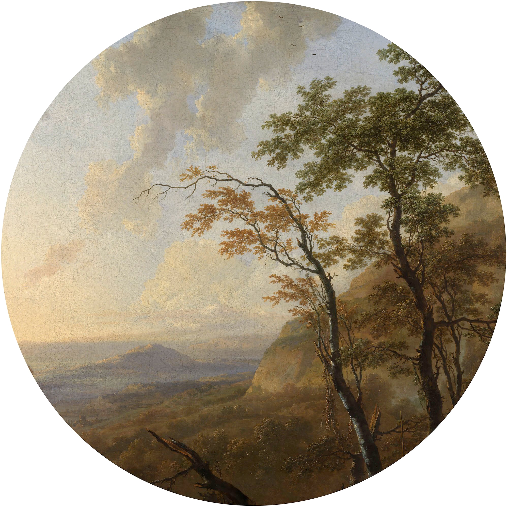 Image of Komar Vliestapete "Vlies selbstklebend - Horizon - Grösse 125 x 125 cm" bedruckt glatt Wohnzimmer, Schlafzimmer