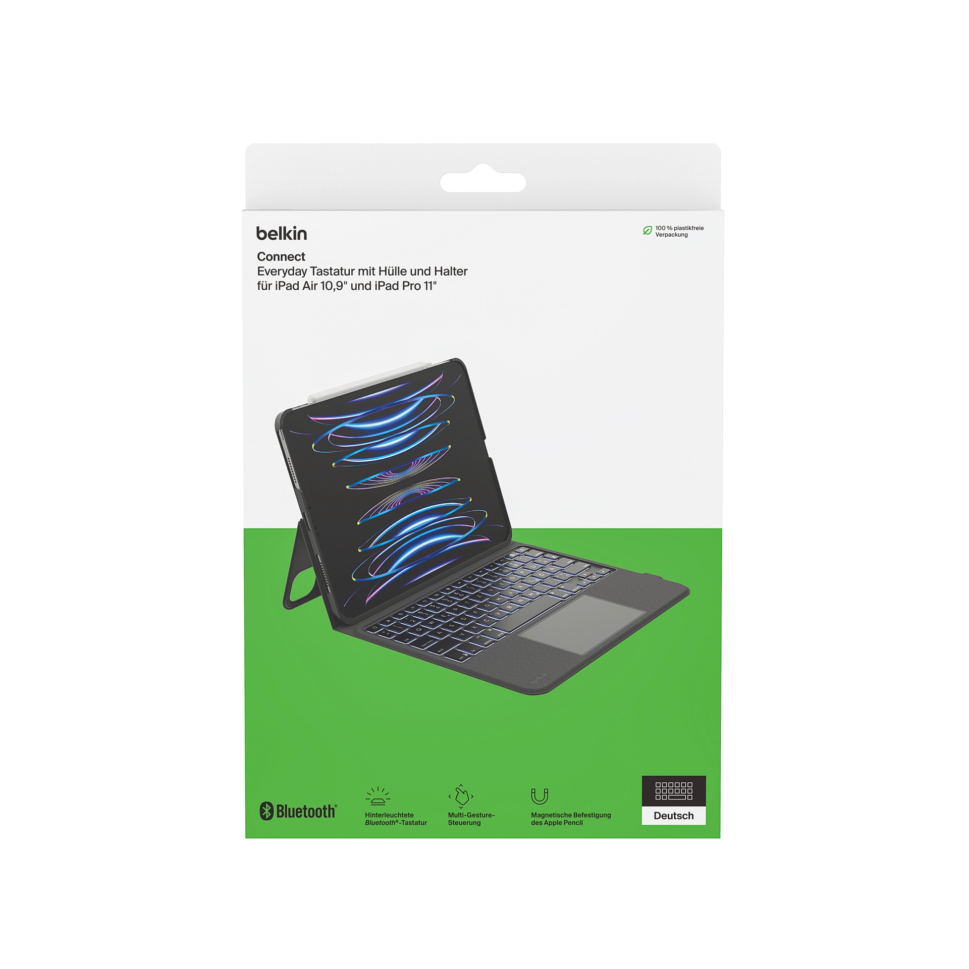Belkin Clavier iPad »Connect Everyday Tastatur mit Hülle und Halter für iPad 10. Gen« ()