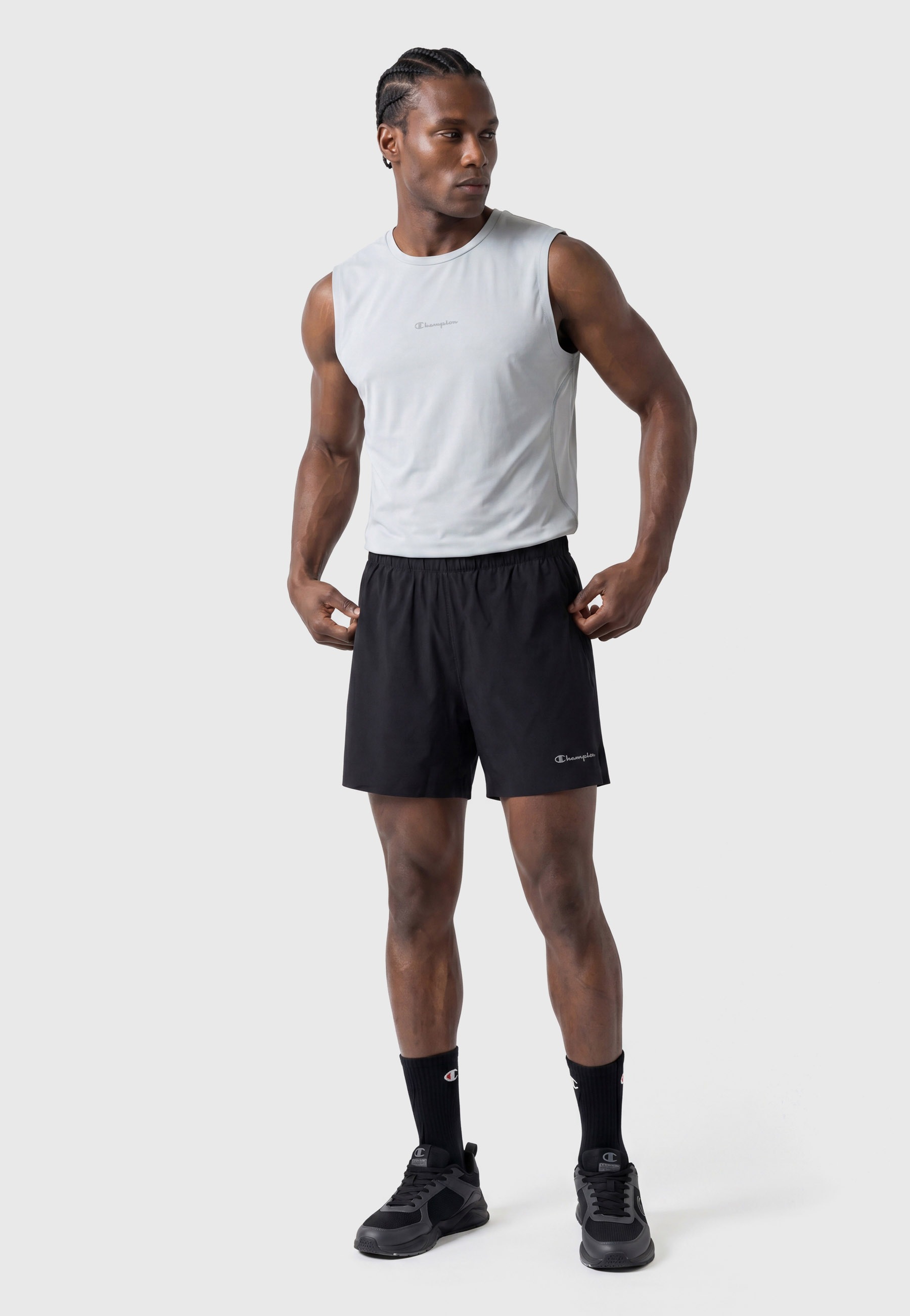 Champion Trainingsshorts »PERFORMANCE WOVEN SHORTS Standard Fit C-DRY ANTI-ODOR«  mit Anti-Odor Ausstattung, aus Polyester und Elasthan