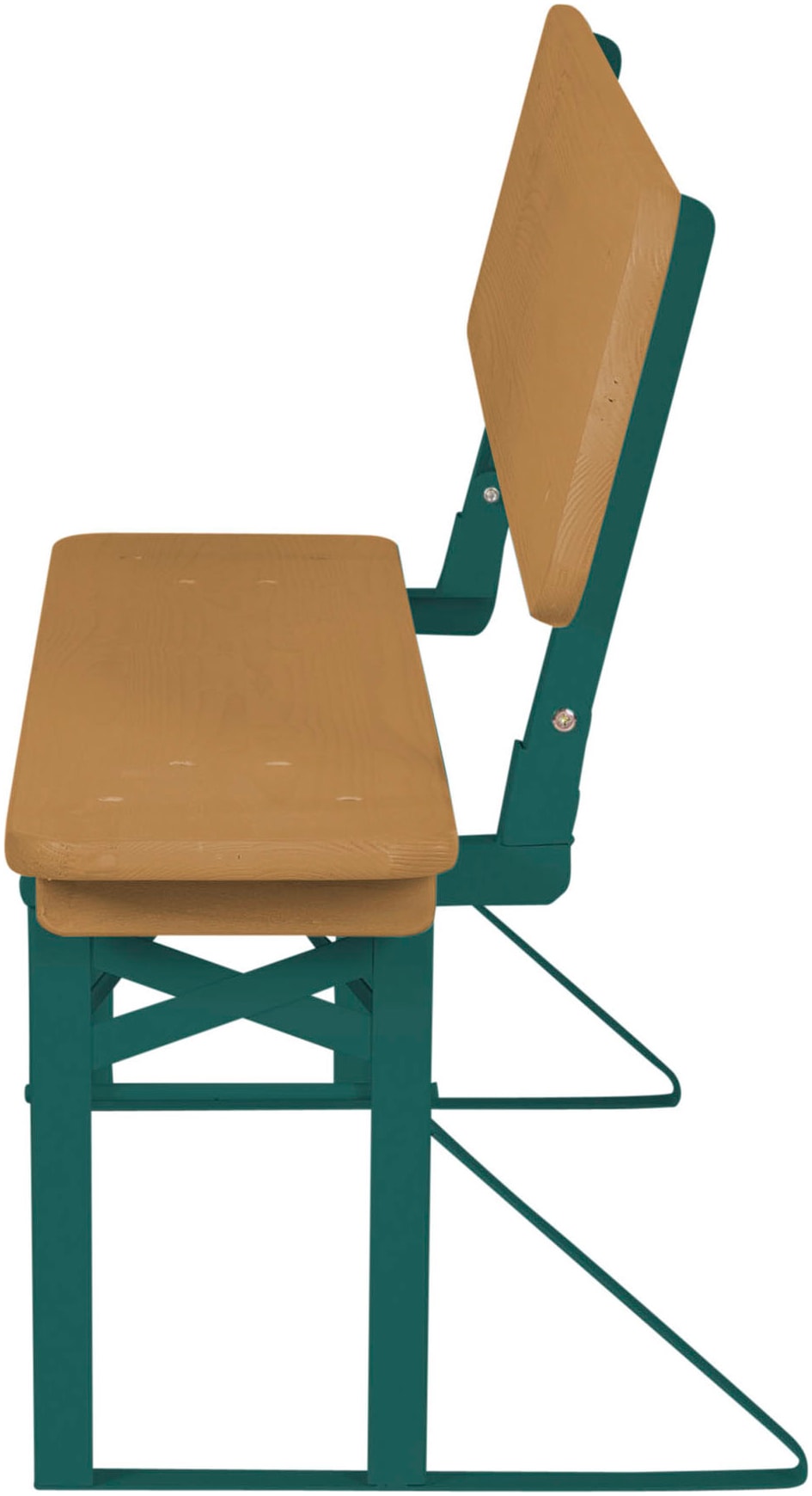 roba® Ensemble de sièges pour enfants »Outdoor Party-Garnitur für Kinder, natur/grün, aus Holz« 3 cuis tlg. mit Lehne; FSC® - schützt Wald