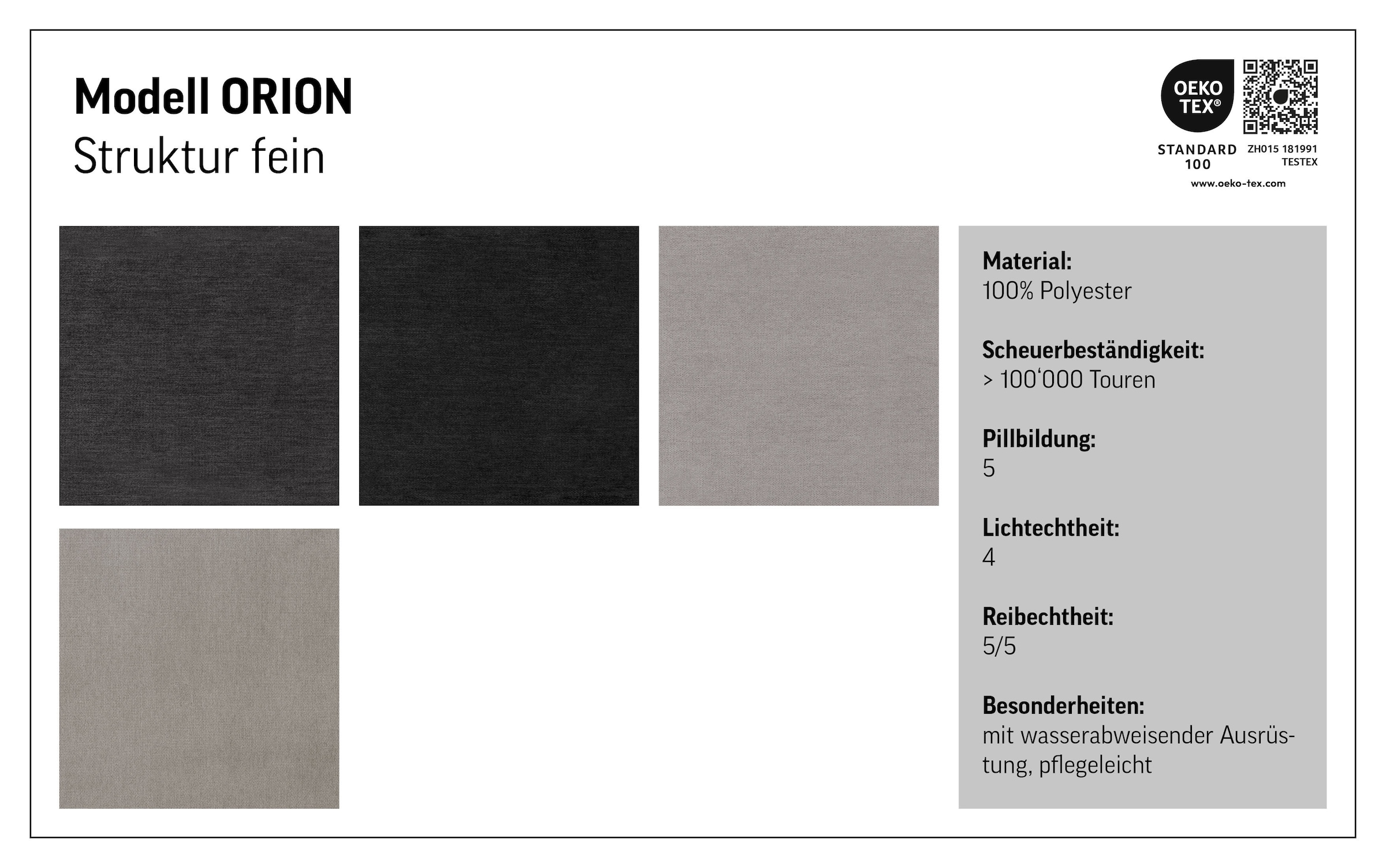COTTA Ecksofa »Orion L-Form«, mit Kopfteilverstellung & 3 Nierenkissen