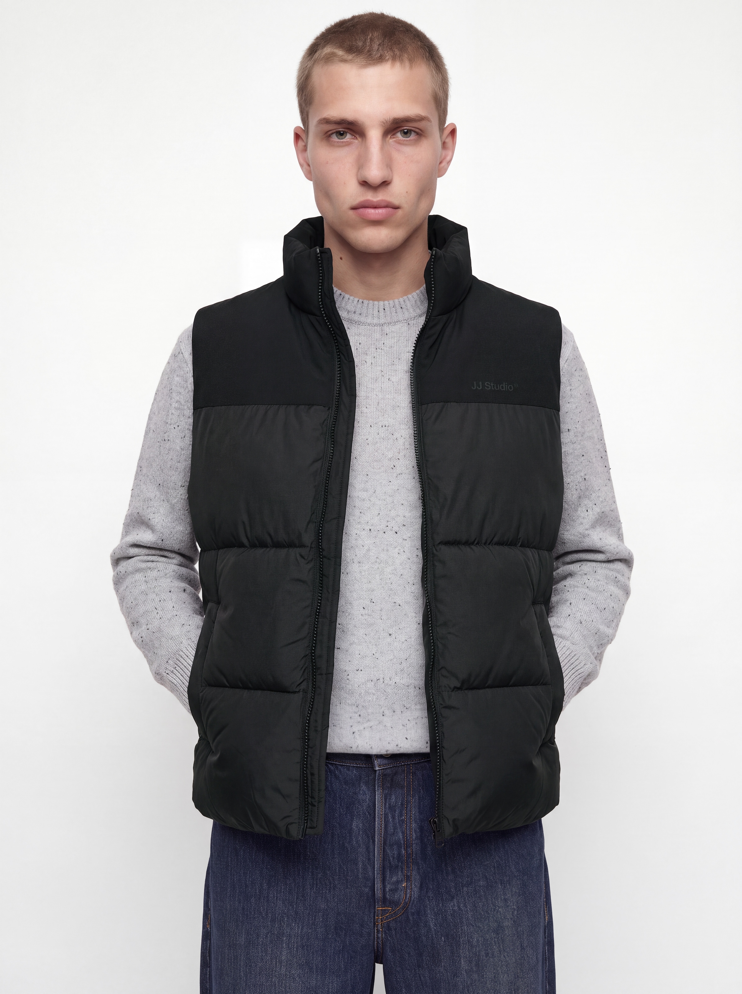 Image of Jack & Jones Steppweste "JJRAZE BODYWARMER" Kunstfaser, regular fit
