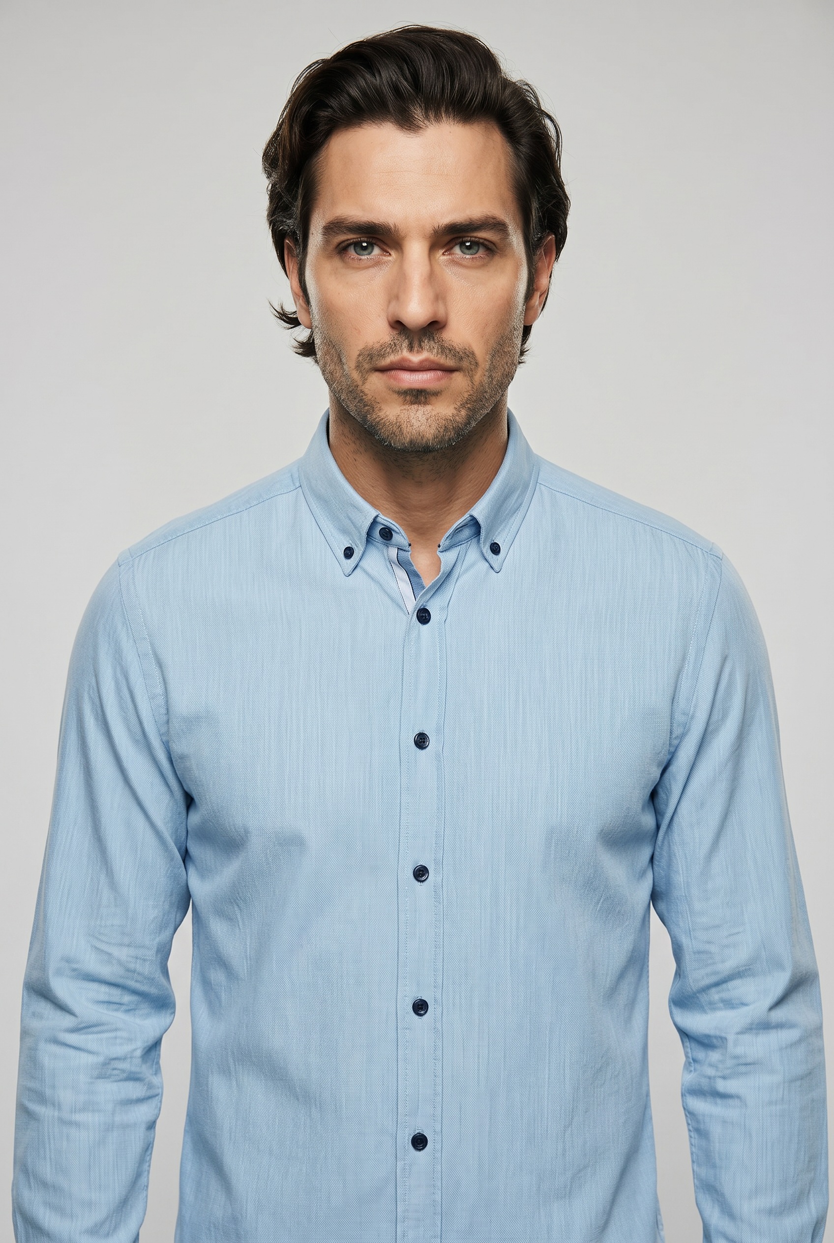 Image of OLYMP Langarmhemd Regular Fit, Businesshemd, Button-down-Kragen, Feincord