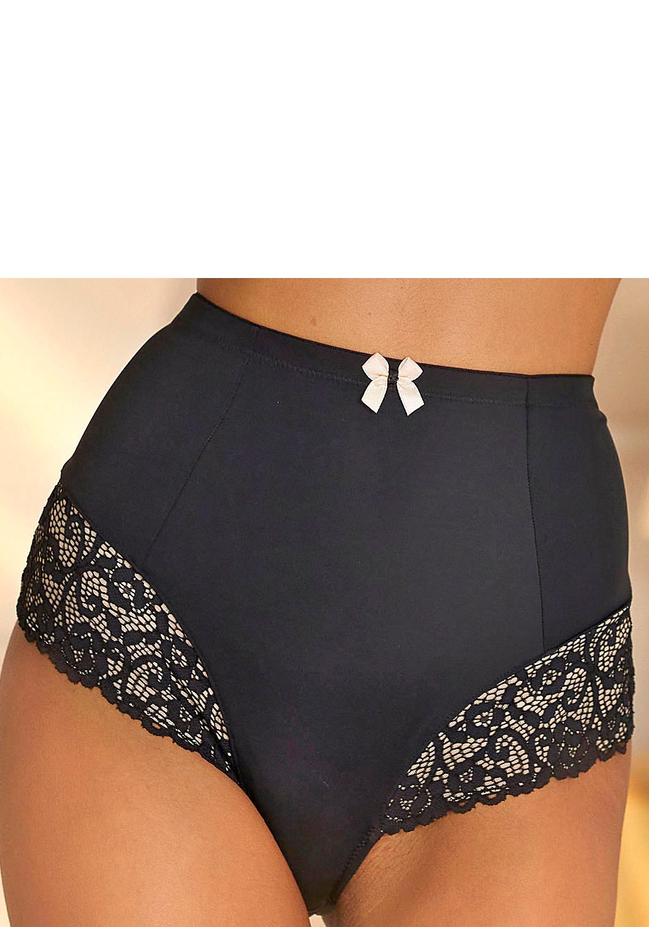Image of Nuance Taillenslip, mit modischen, unterlegten Spitzeneinsätzen in blumiger Optik bei Ackermann Versand Schweiz