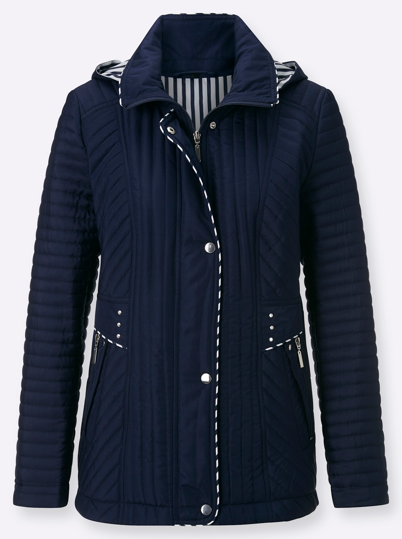 Casual Looks Steppjacke, mit Kapuze