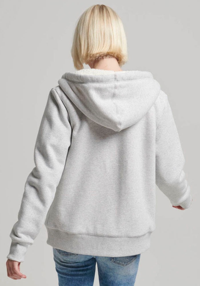 Superdry Kapuzensweatshirt »ESSENTIAL BORG LINED ZIPHOOD«