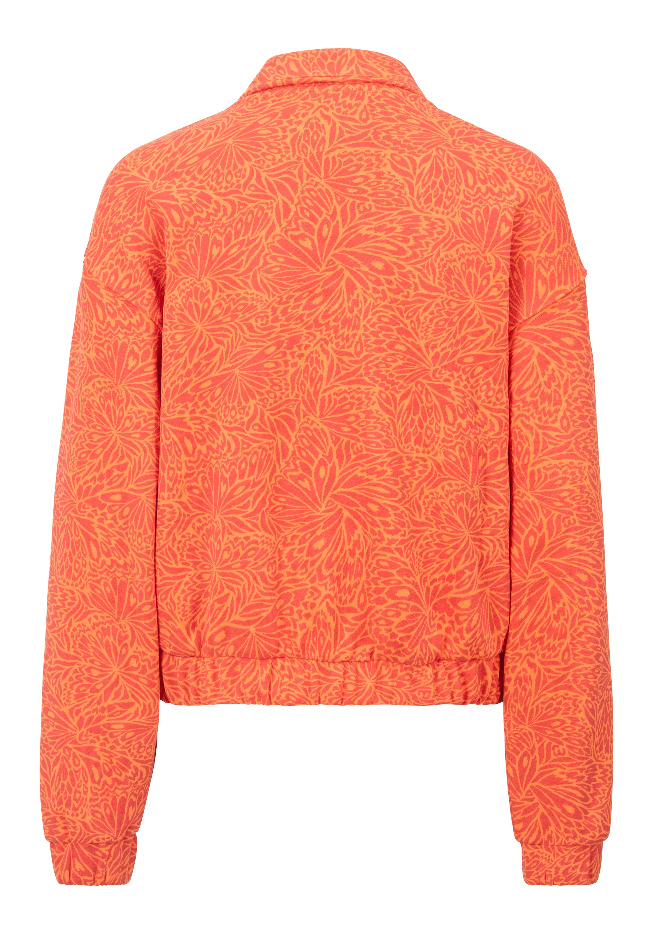 Ragwear Sweatshirt »IZZAR PRINT«, Stehkragen mit Reissverschluss im Troyer-Stil