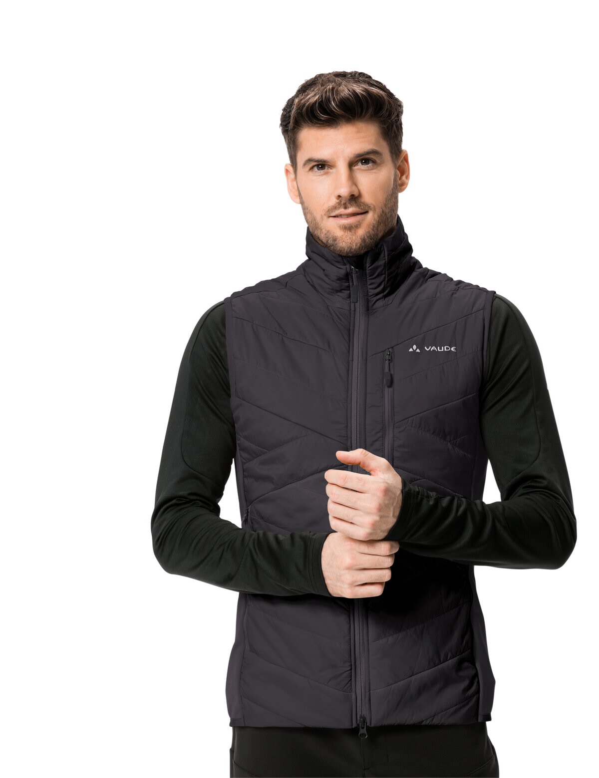 Image of VAUDE Steppweste "Mens Sesvenna Vest IV" leichte Wärmeschicht, geringes Packmass, wasserabweisende Ausrüstung