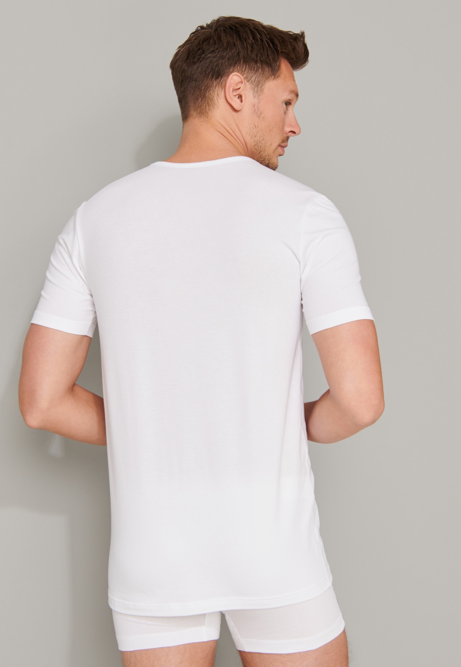 Schiesser T-Shirt »"95/5"«, (2er-Pack), mit rundem Halsausschnitt