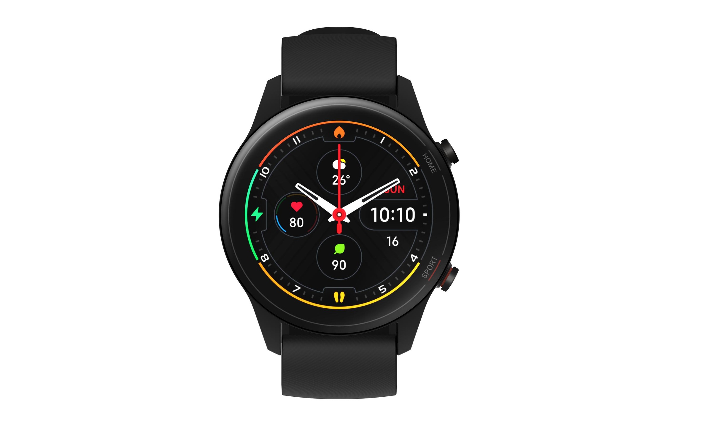 Image of Xiaomi Smartwatch »Watch Schwarz«, (Barometer, Beschleunigungssensor, Fahrrad, Fitness, Joggen, Krafttraining, Sauerstoff im Blut, Schlafanalyse, Schwimmen, Skifahren, Stresslevel) bei Ackermann Versand Schweiz