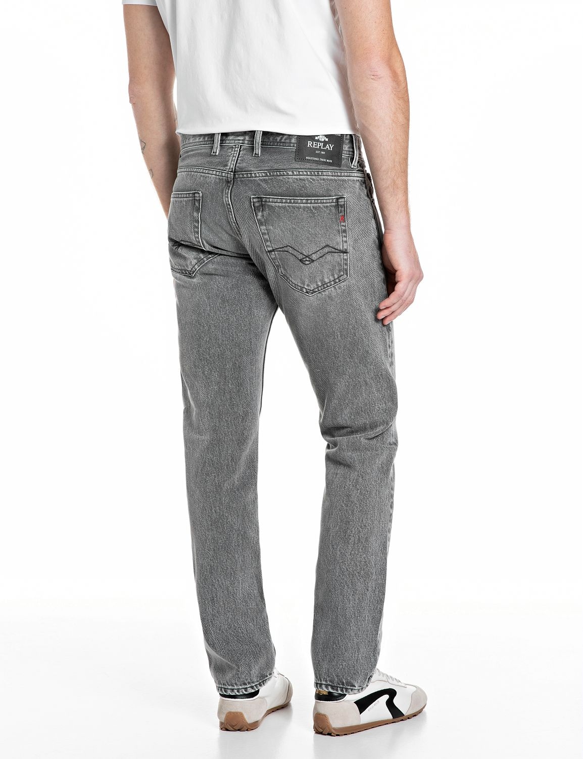 Replay Jeans droit »GROVER« en plusieurs lavages différents, avec stretch
