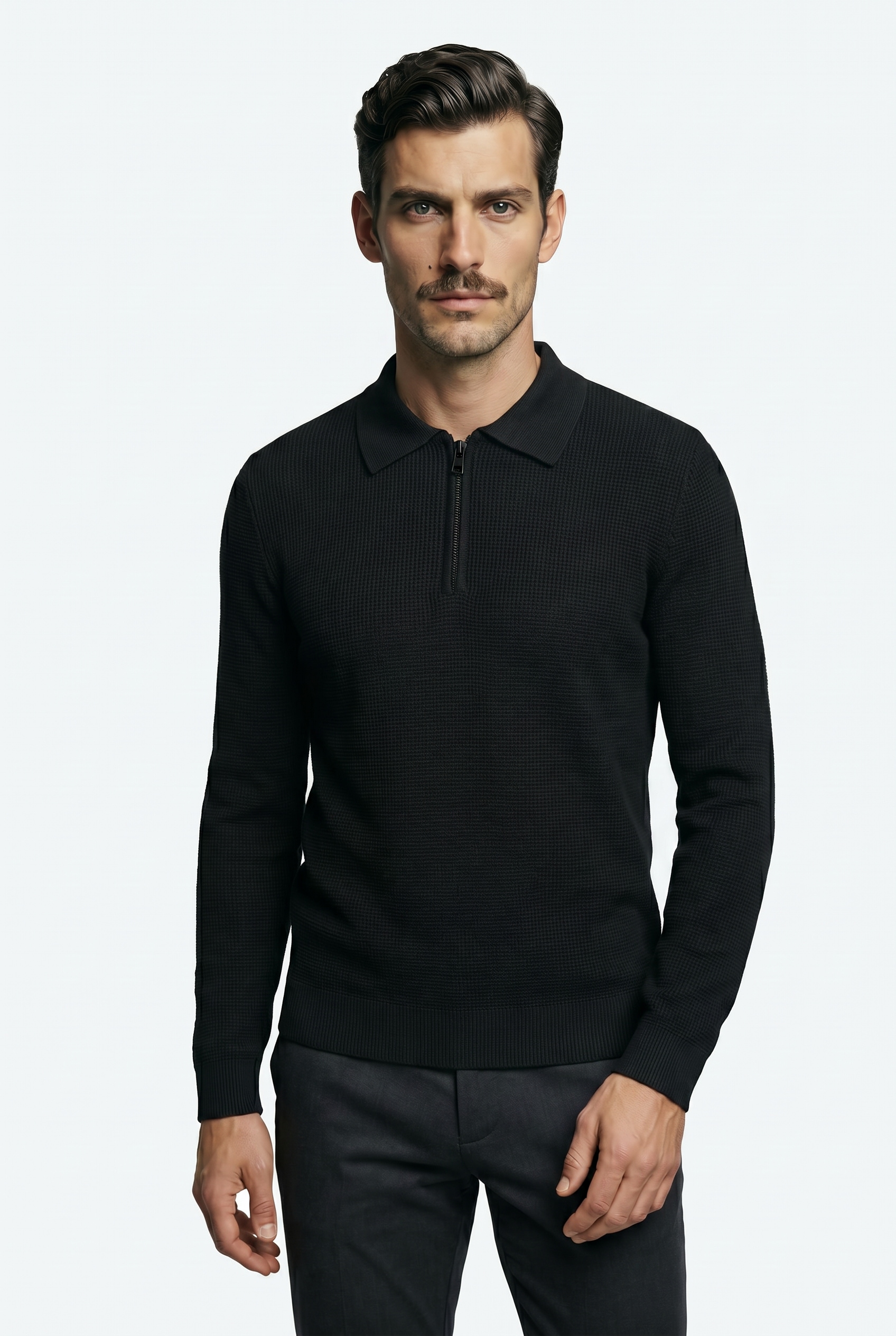 Image of JOOP Strickpullover "Wiktor" Regular fit mit Troyer-Kragen