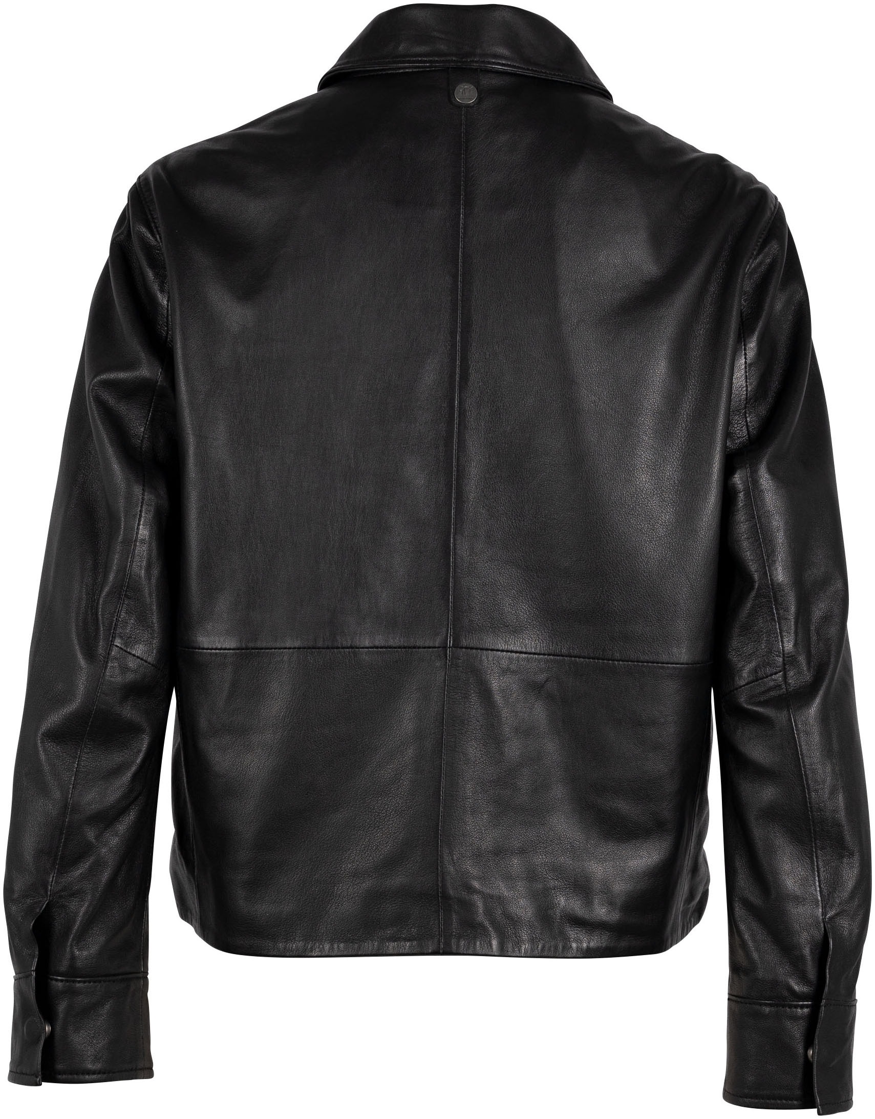Mauritius Lederjacke »GWYunni«, mti verdecktem Reissverschluss, Druckern, aufesetzte Taschen