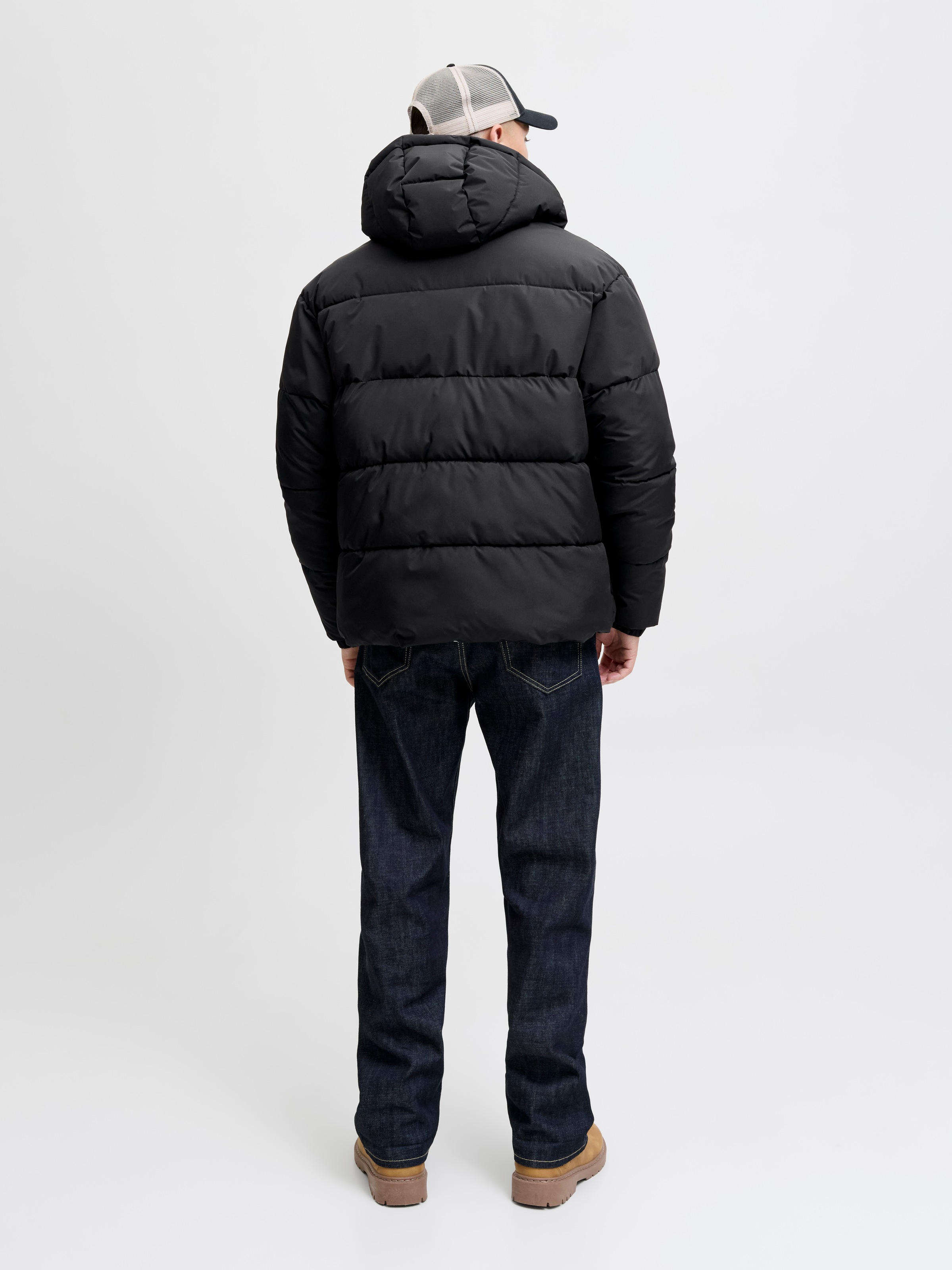 Jack & Jones Steppjacke »JJMAZE PUFFER HOOD« mit Kapuze