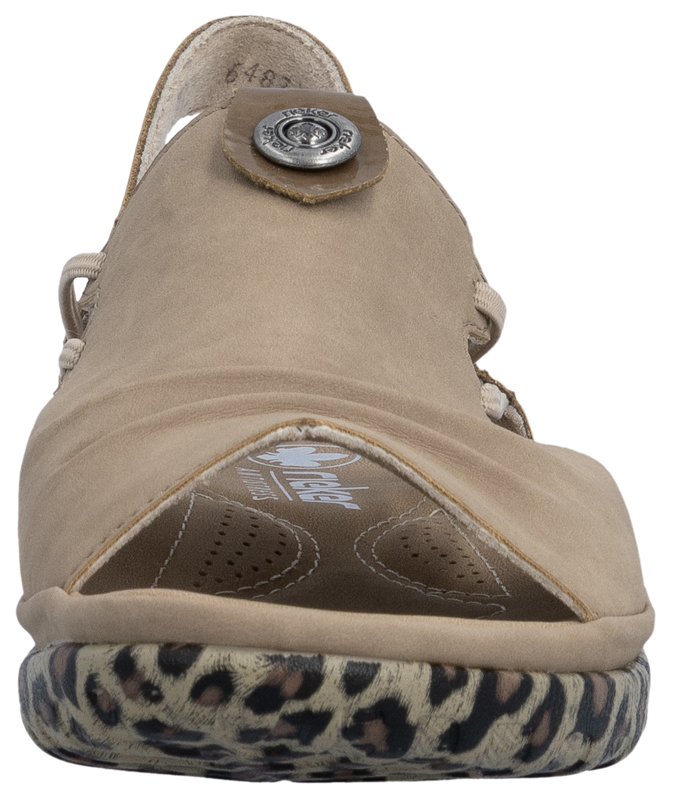 Rieker Sandale  Chaussure d'été, chaussure de vacances, chaussure à enfiler avec élastiques latéraux