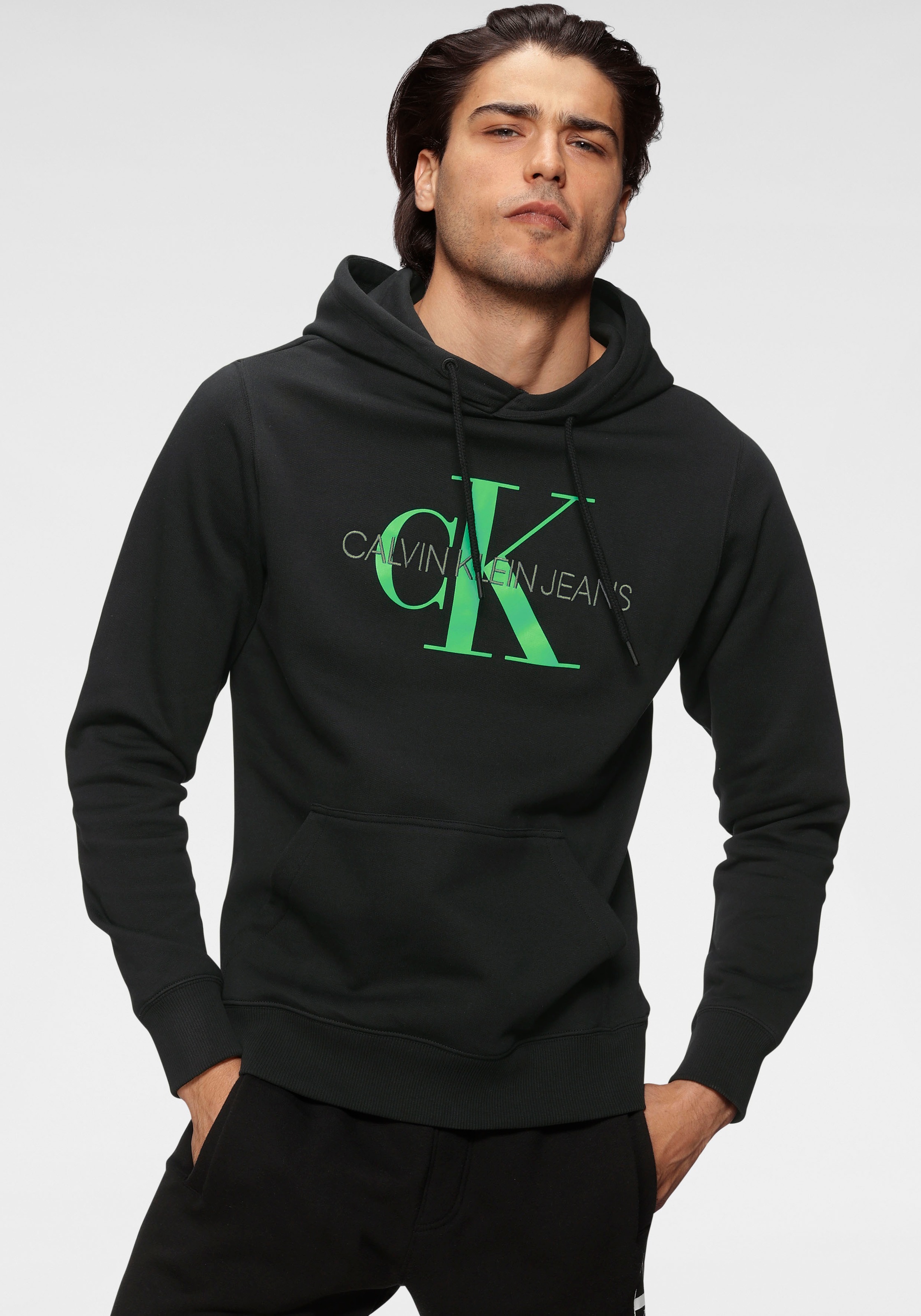 Image of Calvin Klein Jeans Kapuzensweatshirt »MONOGRAM REGULAR HOODIE« bei Ackermann Versand Schweiz
