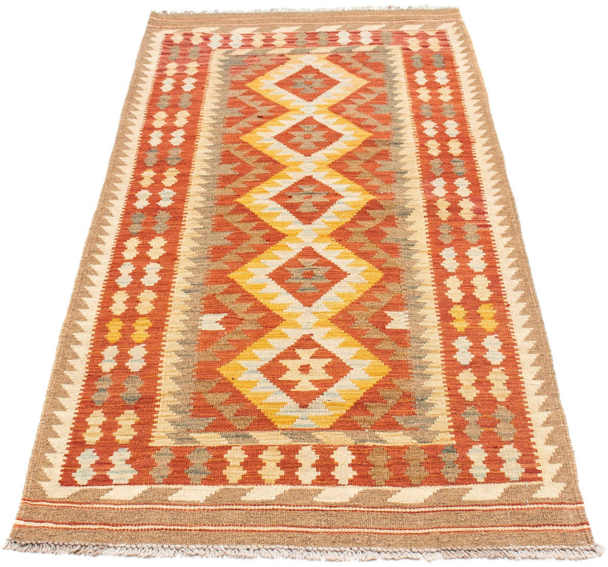 Image of morgenland Läufer »Kelim Medaillon Ruggine 192 x 76 cm«, rechteckig, 0,4 mm Höhe, OrientOptik bei Ackermann Versand Schweiz