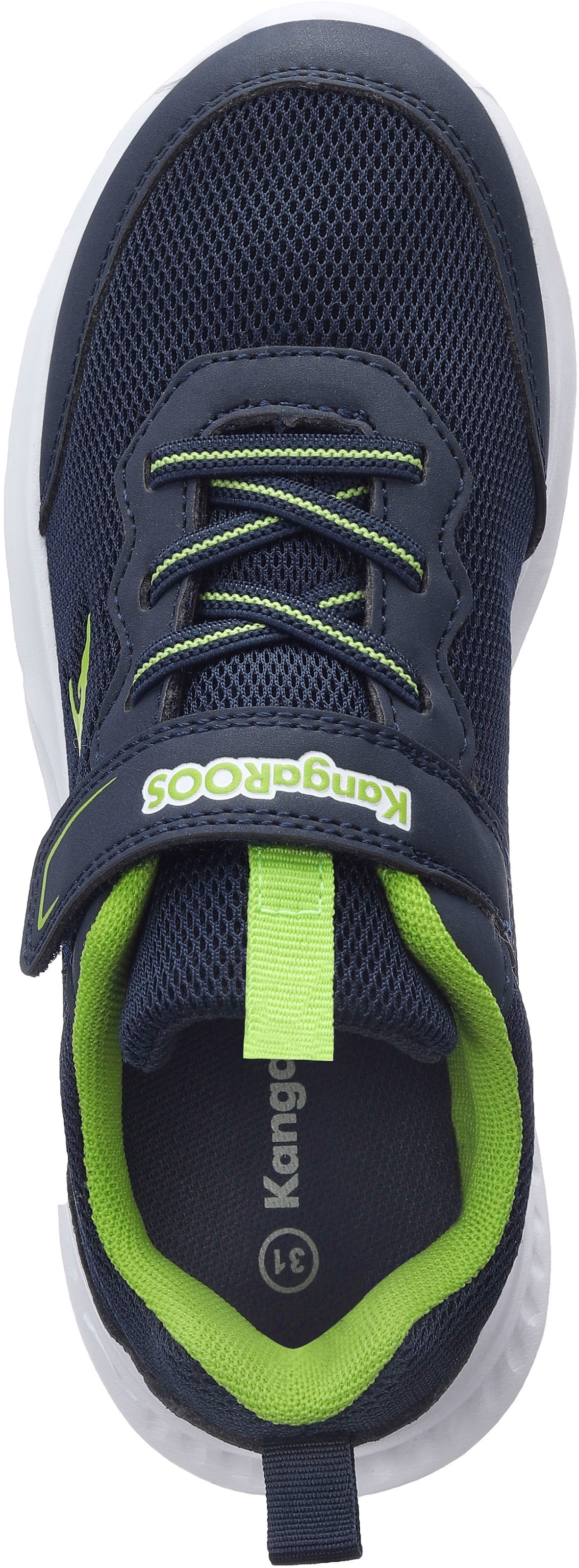 ♕ KangaROOS Sneaker »KL-Rise EV«, mit Schnürsenkeln elastischen versandkostenfrei Klettverschluss und auf