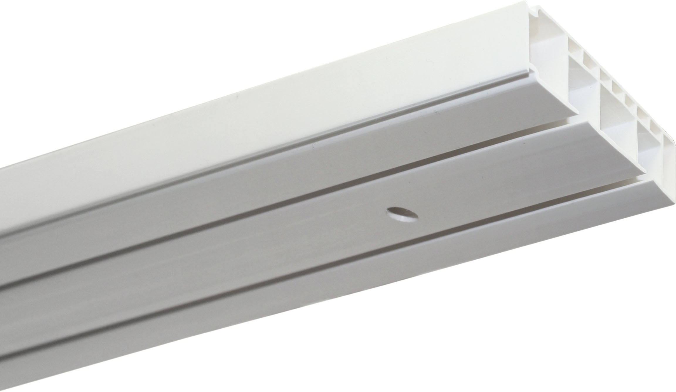 Image of GARDINIA Gardinenstange »Vorhangschienen Set Kunststoff GK«, 2 läufig-läufig, Fixmass bei Ackermann Versand Schweiz