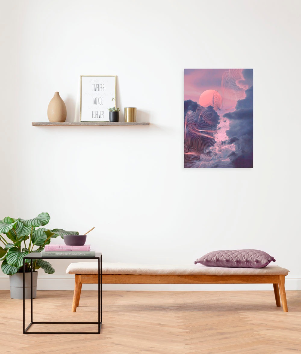 Image of Komar Leinwandbild "Morning Vibes - Grösse 40 x 60 cm" Natur 1 Stk. tlg. Keilrahmenbild mi Echtholzrahmen