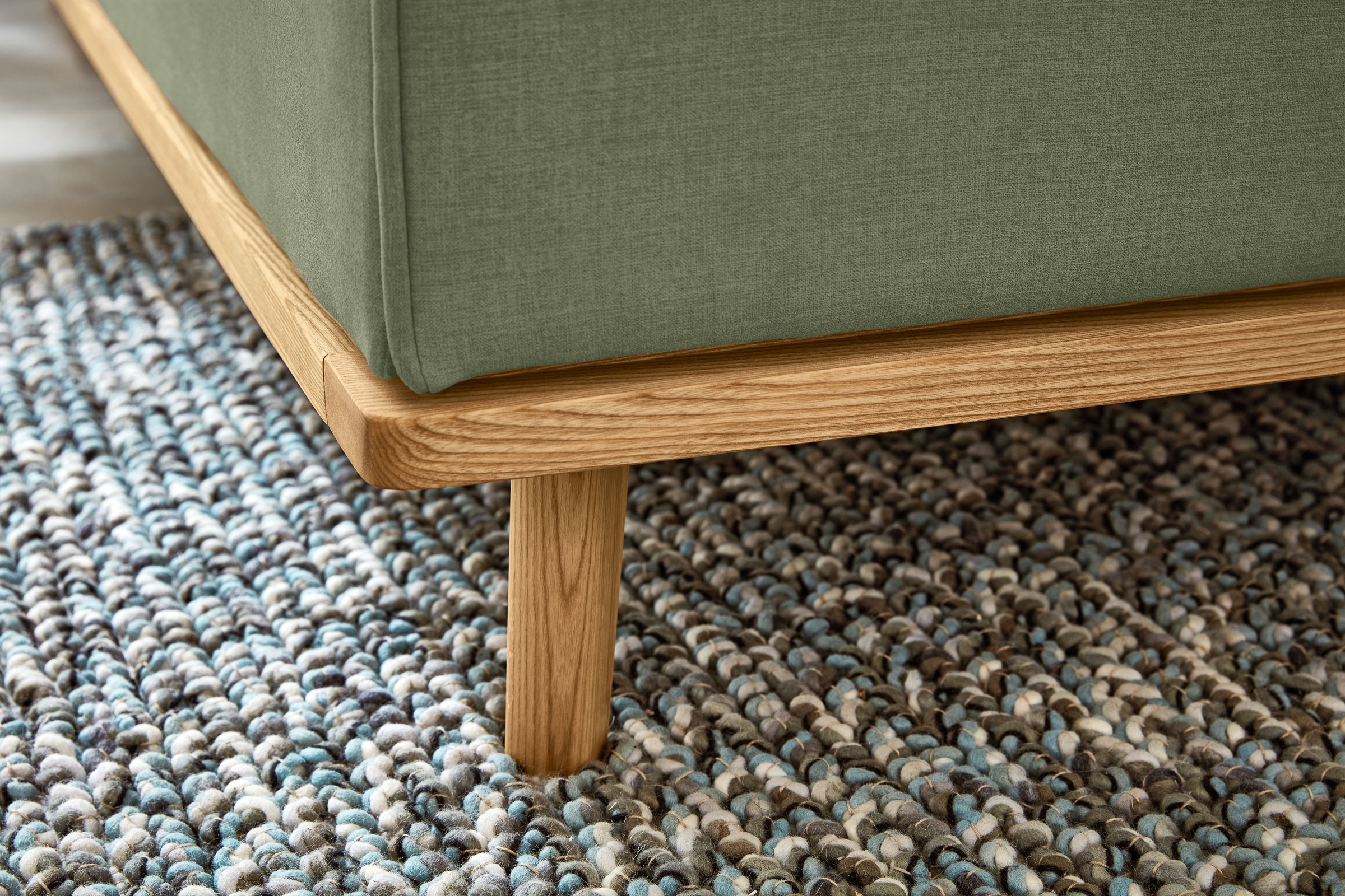 Musterring Polsterbett »Delphi« Eicherahmen massiv, Kopfteil mit Steppung