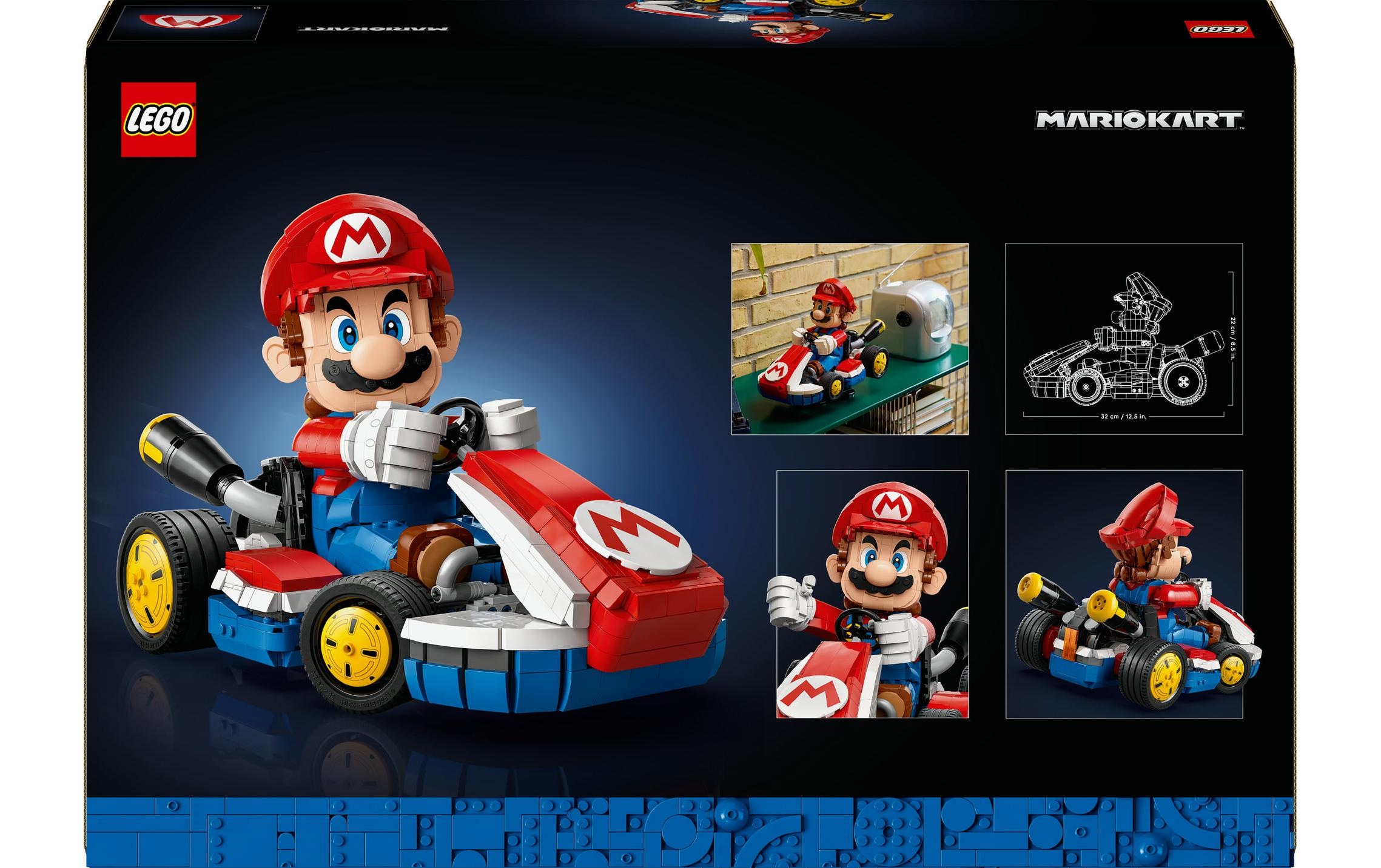 LEGO® Spielbausteine »Super Mario Mario und Standard-Kart«