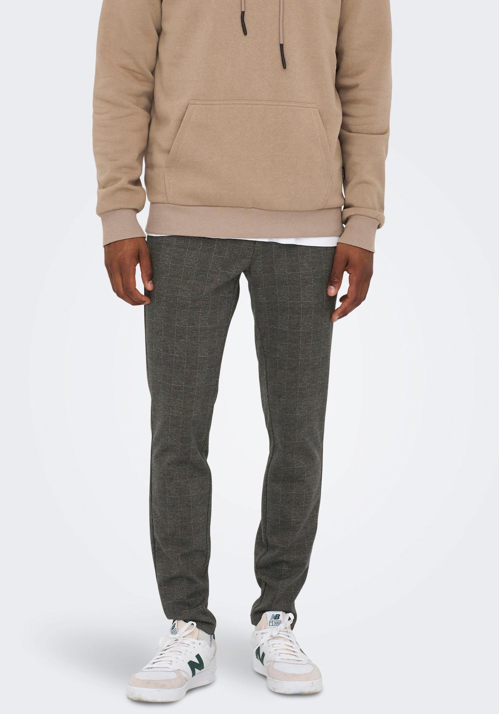 Image of ONLY & SONS Chinohose »MARK CHECK PANTS« bei Ackermann Versand Schweiz