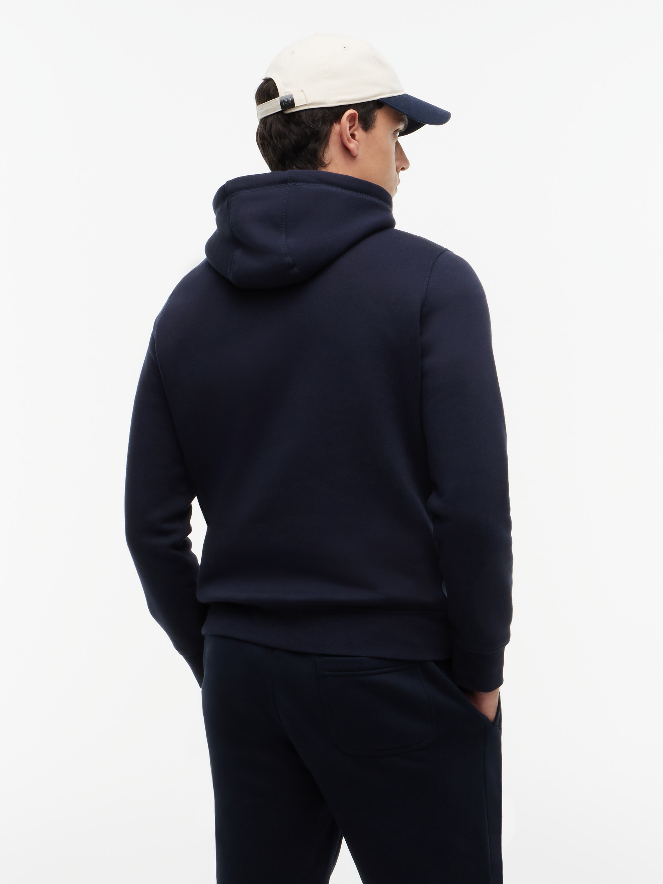 Tommy Hilfiger Sweat à capuche »TOMMY LOGO HOODY«, mélange coton
