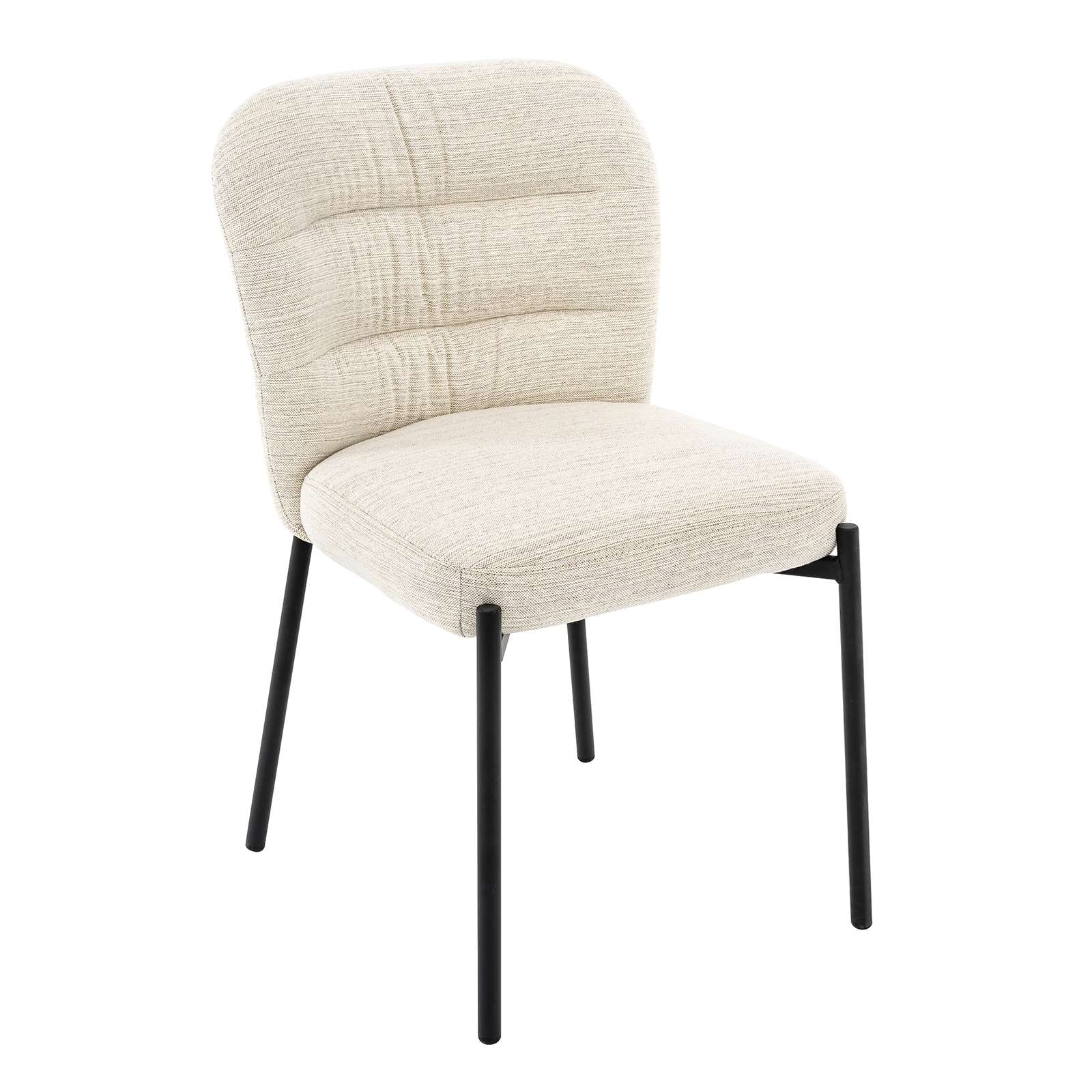 GOODproduct Esszimmerstuhl »Aniene« () 2 Stk.Gepolsterte Rückenlehne und Sitzfläche, Sitzhöhe 49 cm