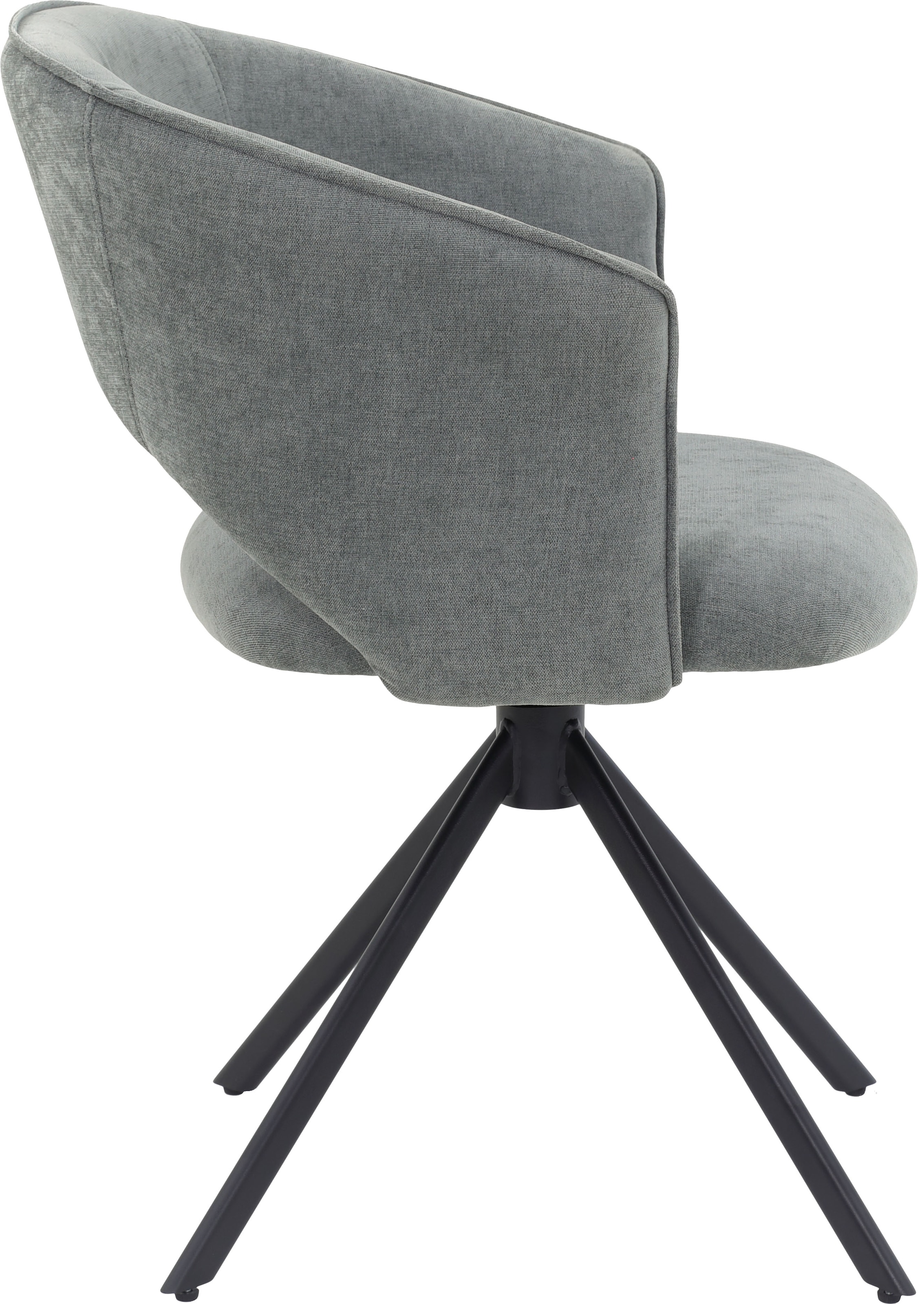 TOM TAILOR HOME Armlehnstuhl »CURVY ARMCHAIR« (Set) 2 Stk.mit Armlehnen, drehbar, Rückholfunktion, Rückenausschnitt