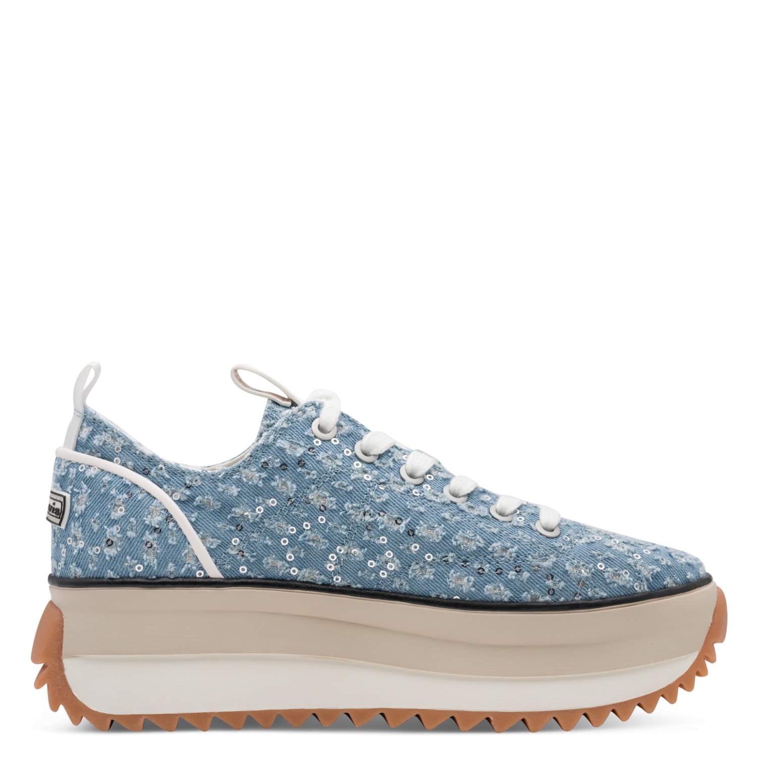 Tamaris Baskets à plateforme »Milena«  chaussure de loisirs, chaussure basse, chaussure à lacets en fabrication vegan